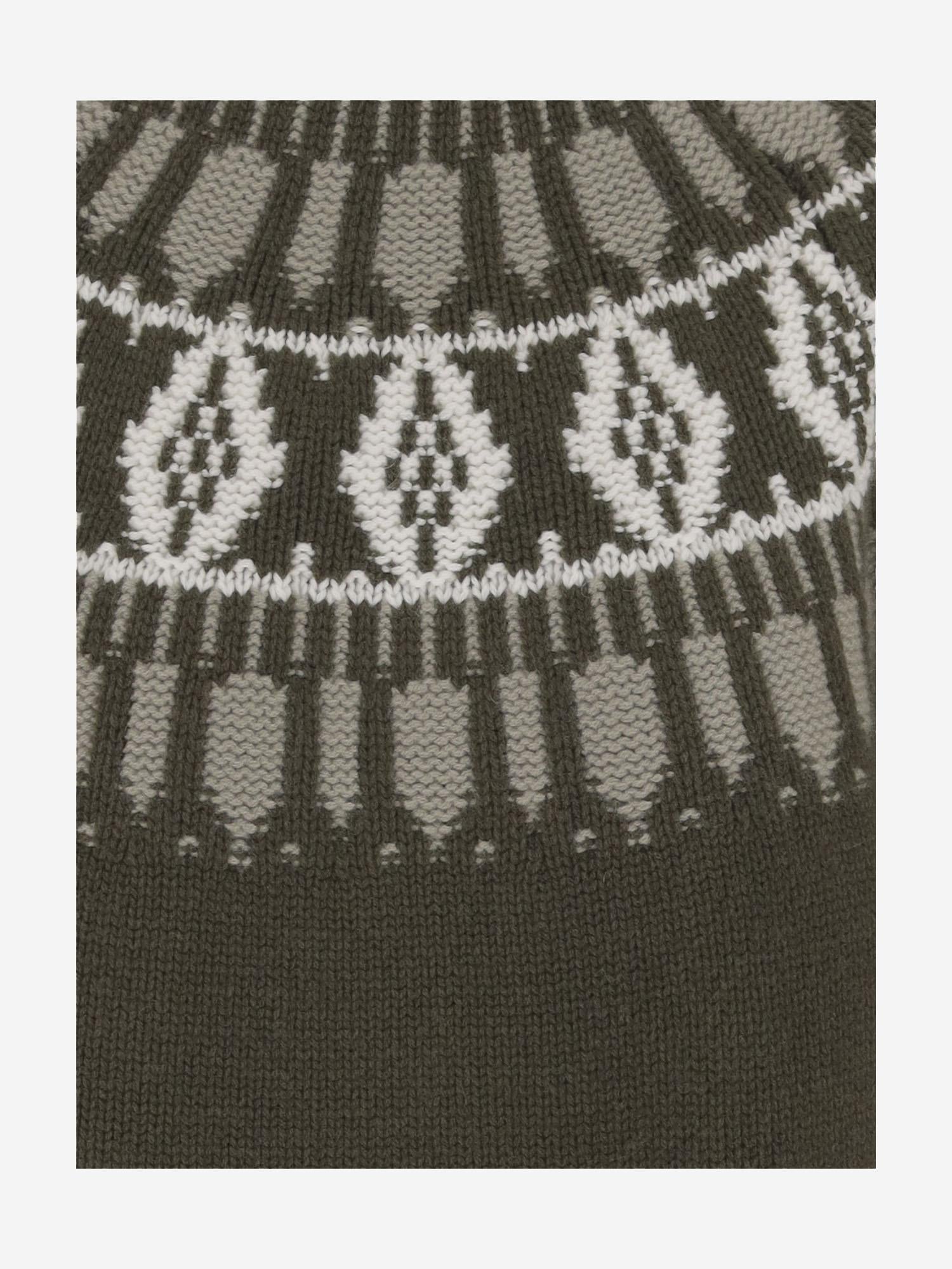 MAGLIONE IN CASHMERE CON MOTIVO GEOMETRICO KNJP24272B 265 ARCH4
