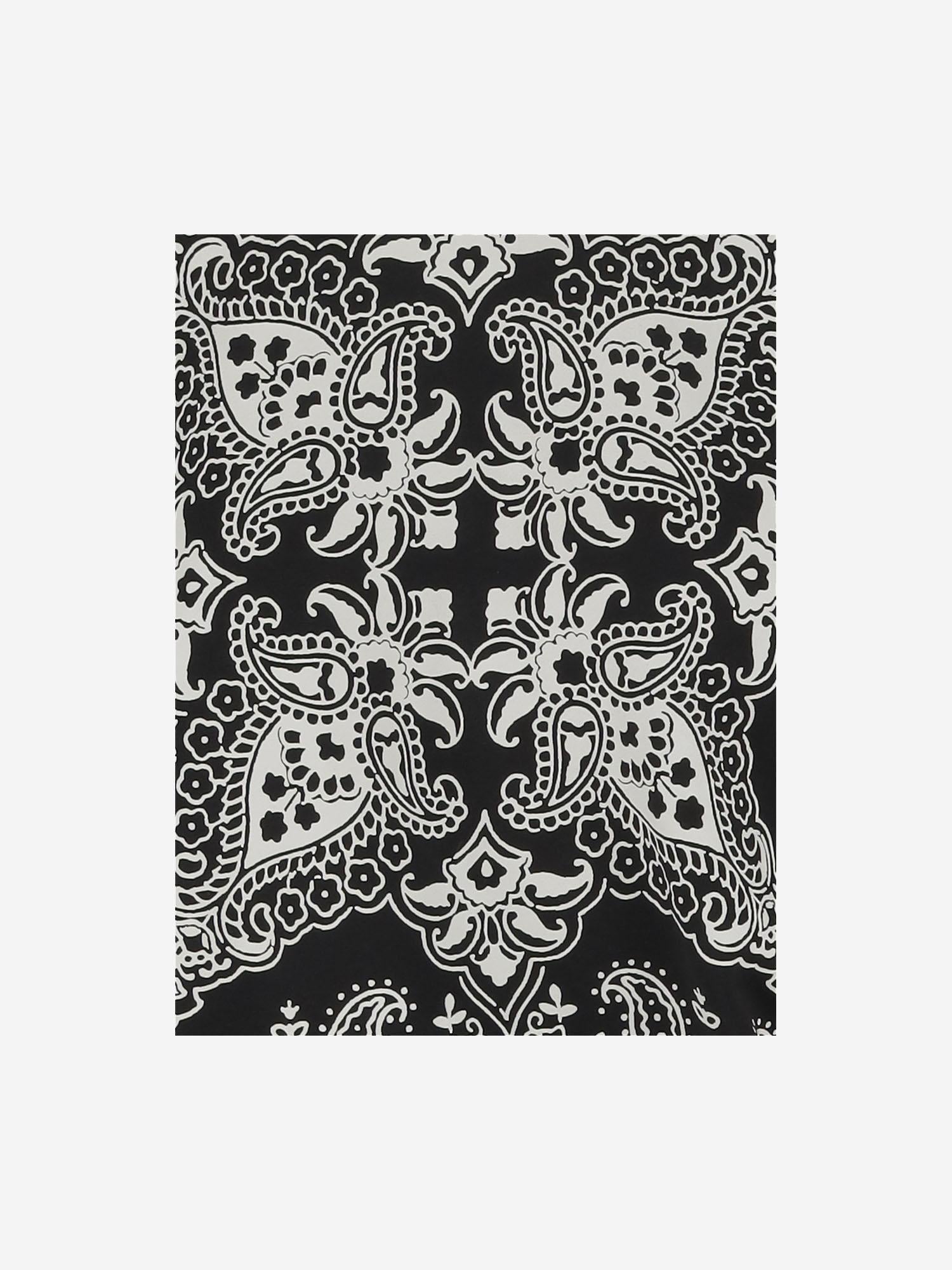 FELPA IN COTONE CON STAMPA BANDANA 104618 A2CWZDI PINKO