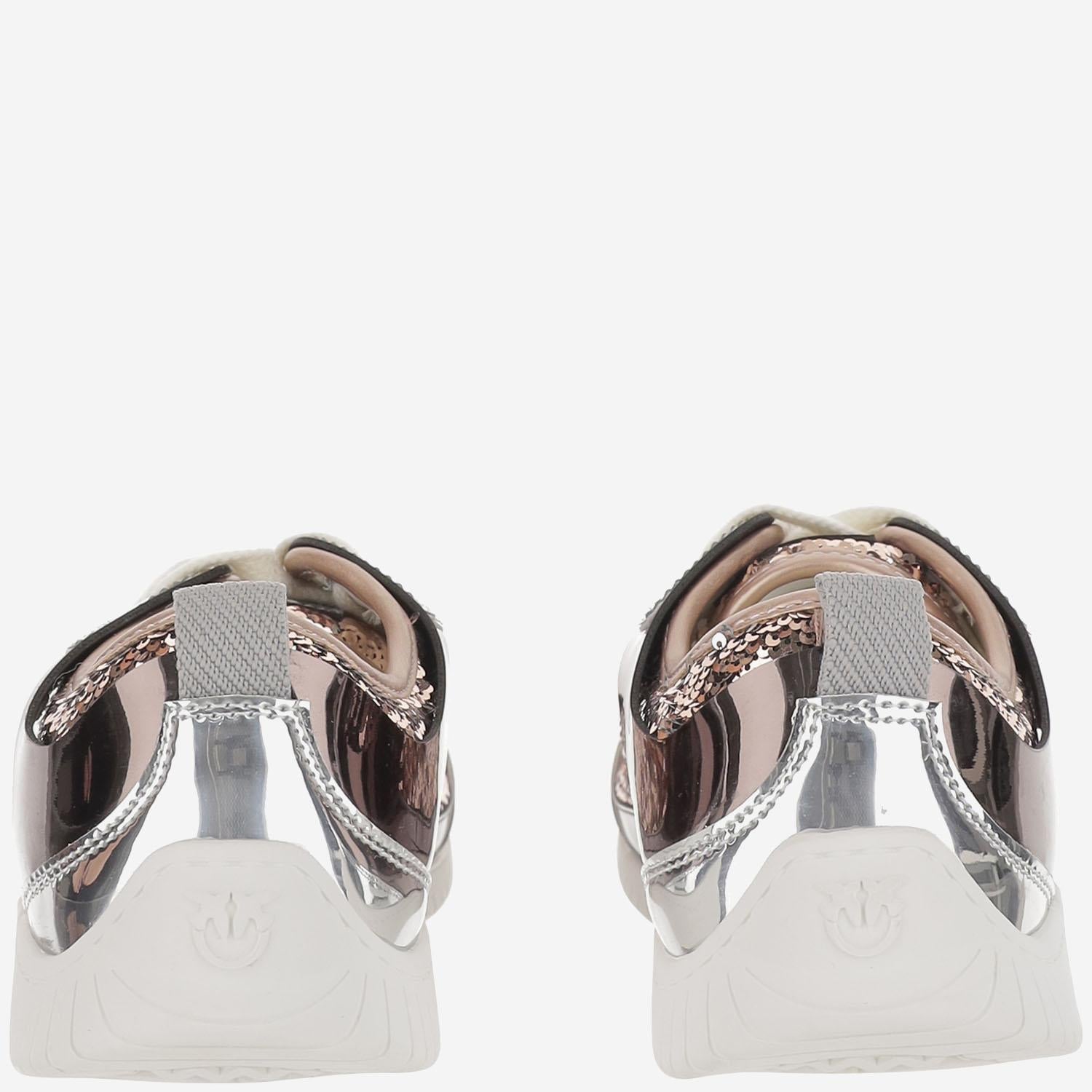 SNEAKRES REBY 10 CON PAILLETTES SS0123 T046L15 PINKO