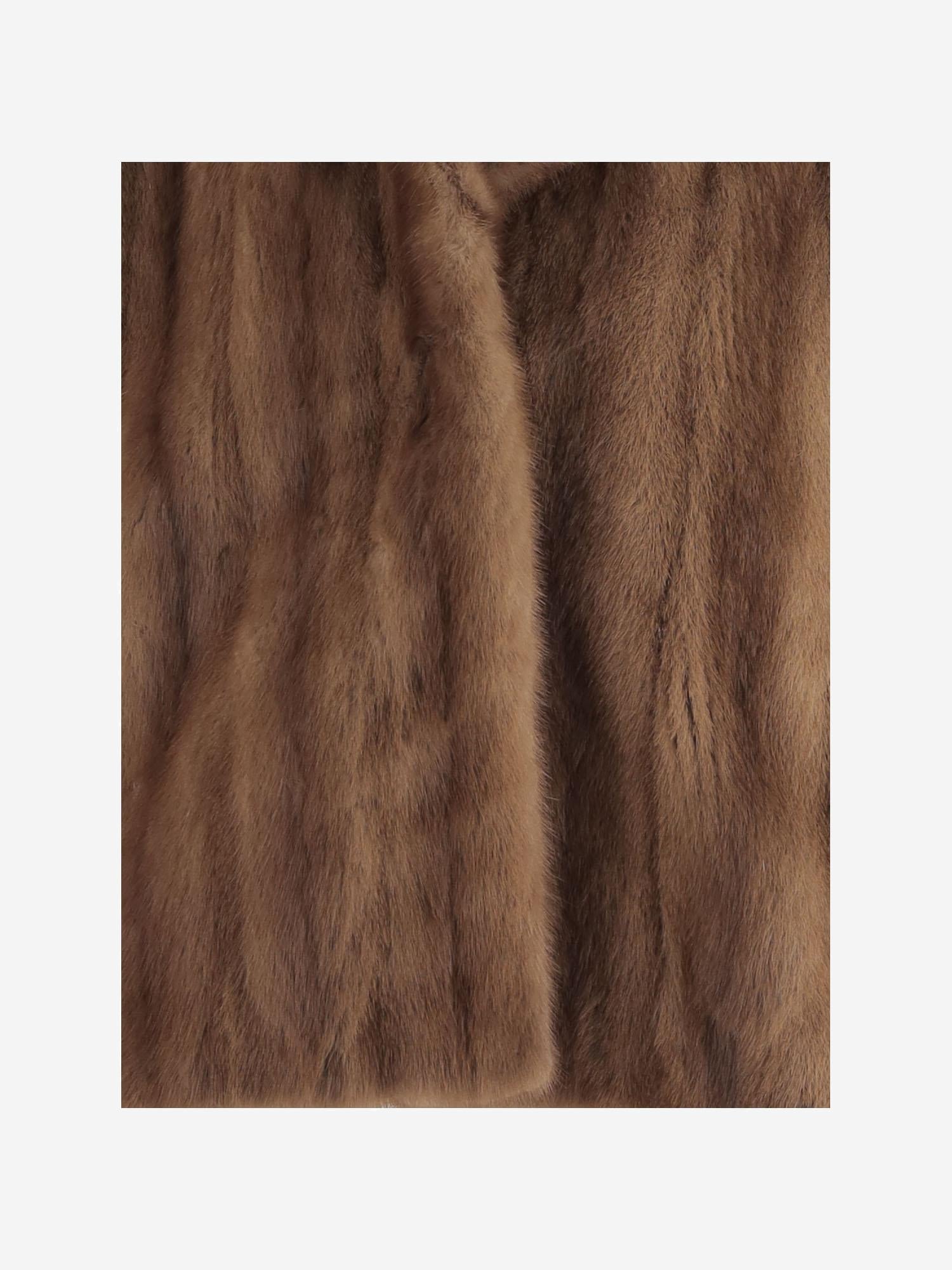 PELLICCIA DI VISONE MINK NATURALHONEY IACOPA