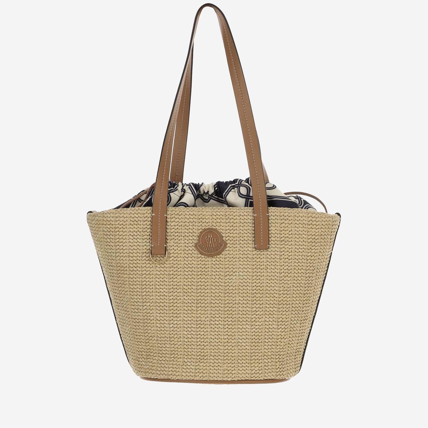 BORSA TOTE PICCOLA HUBBA IN RAFIA 5D00009 M4231F22 MONCLER