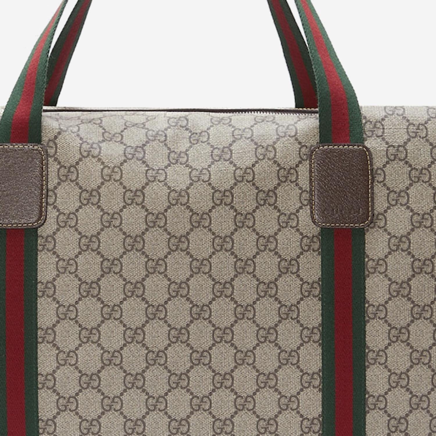 BORSA DA VIAGGIO CON DETTAGLIO WEB 758664 FACK79768 GUCCI