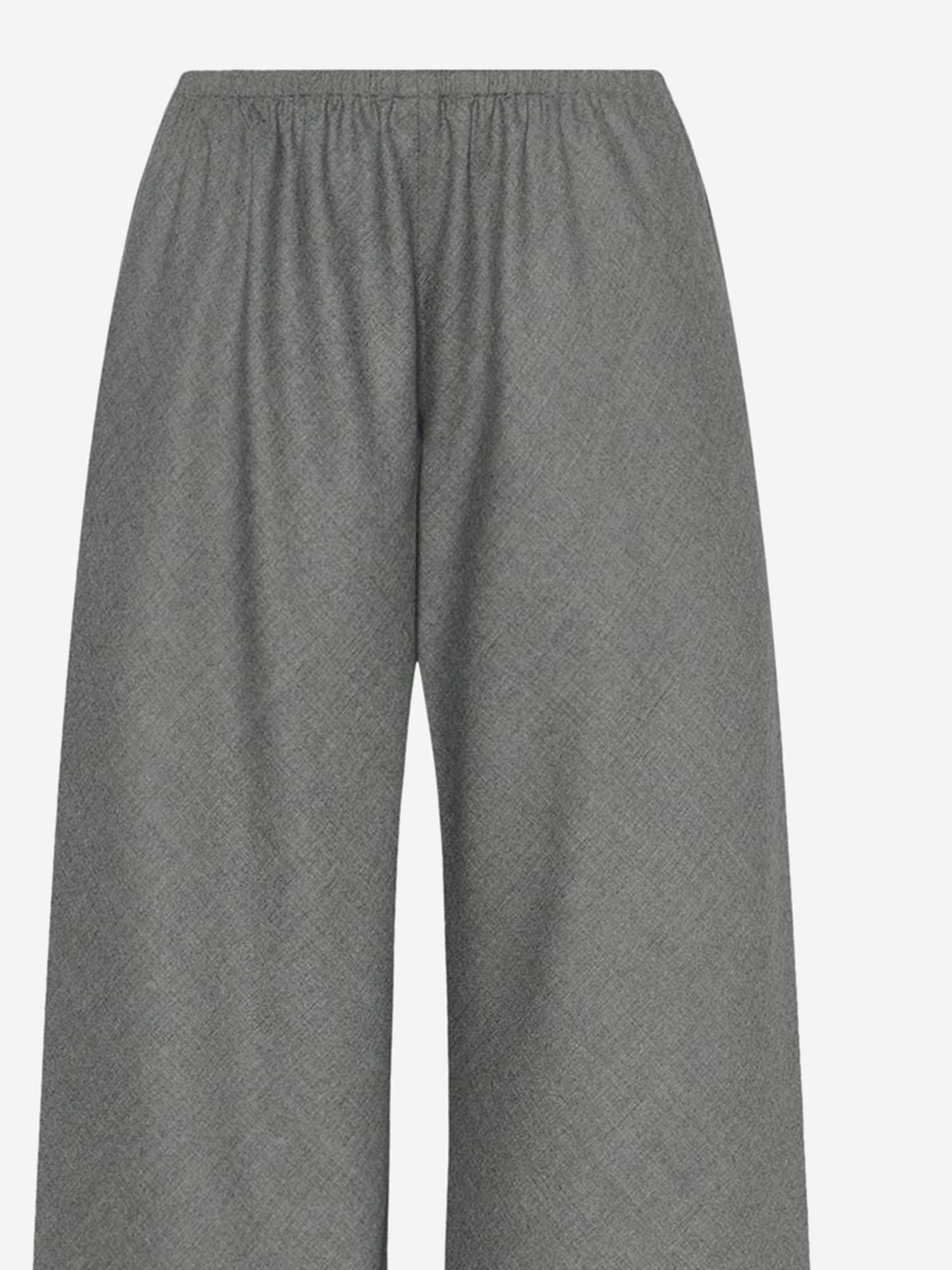 PANTALONI GALA IN LANA VERGINE 8653W4084 GRY THE ROW