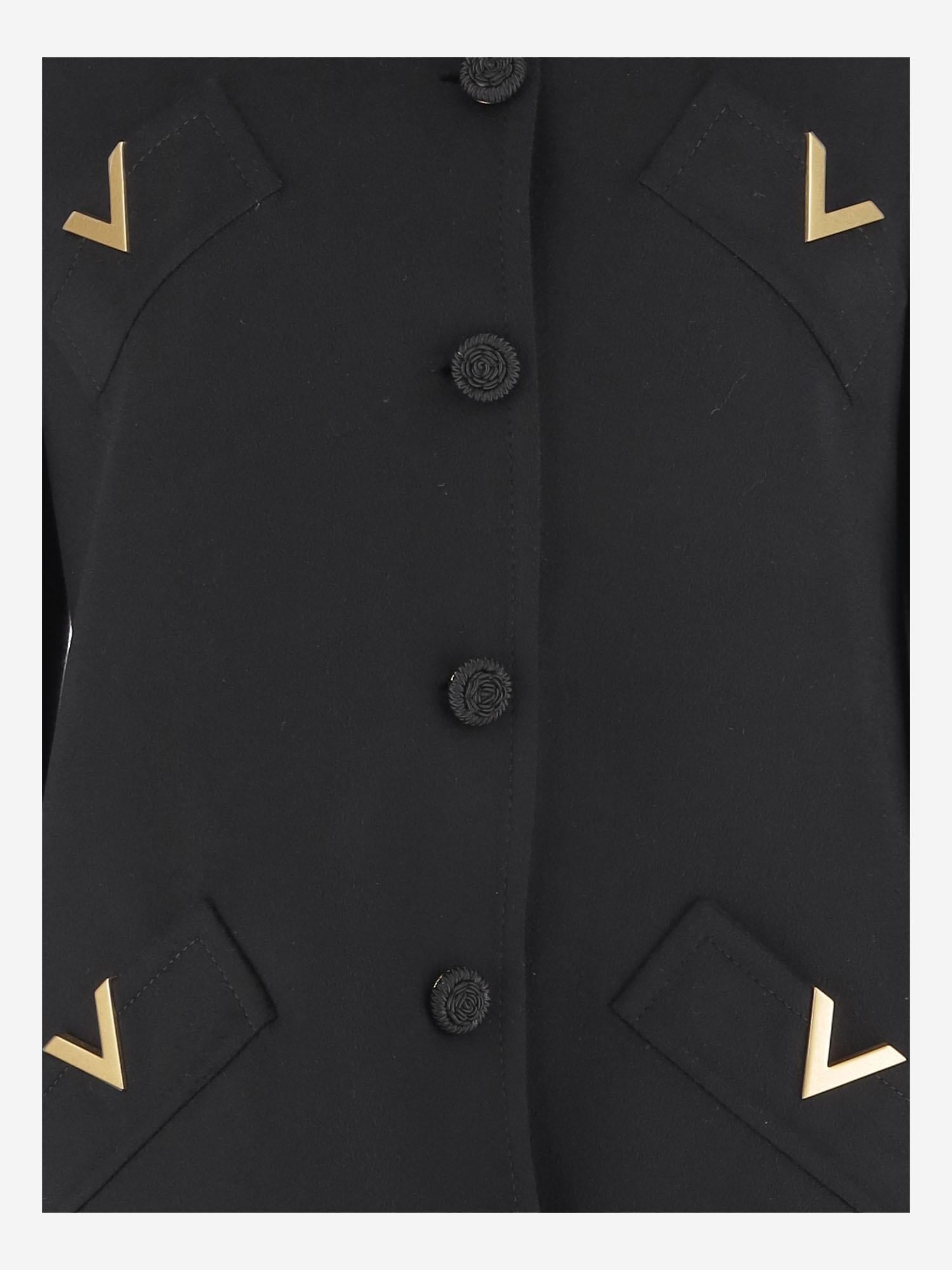 CAPPOTTO IN LANA E CASHMERE 7B3CA7T0 6JA0NO VALENTINO