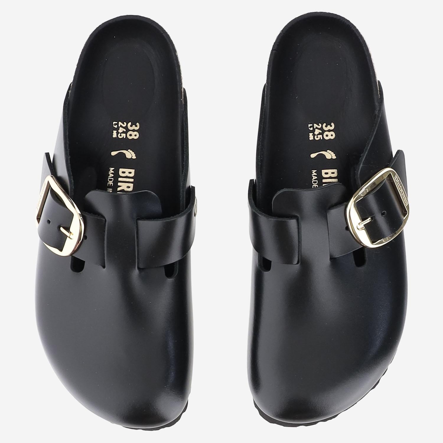 SABOT BOSTON BIG BUCKLE 1030904 BLACK BIRKENSTOCK
