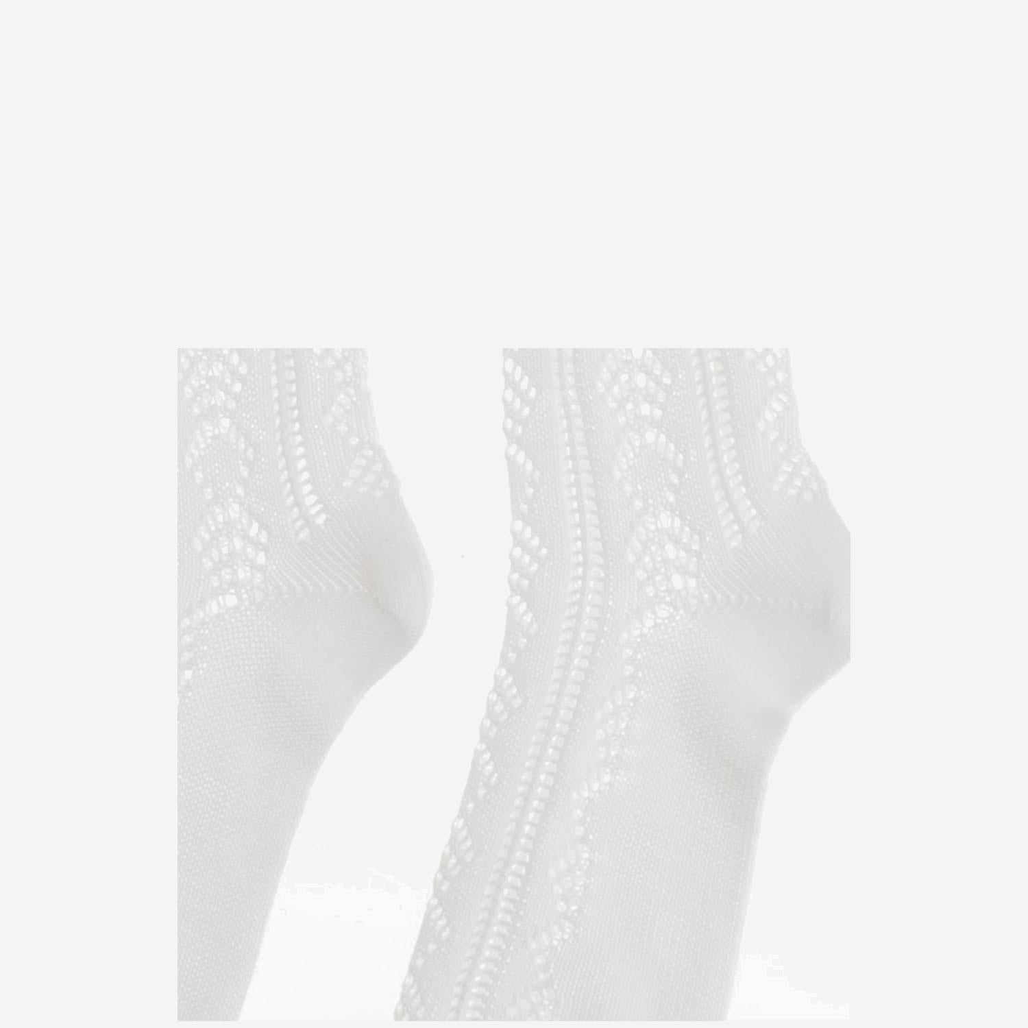 CALZINI IN MISTO COTONE TRAFORATI CON VLOGO 6V3KI02FAS9 0BO VALENTINO