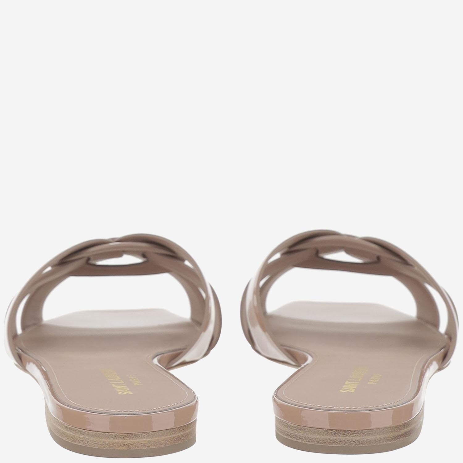 SANDALI NU PIEDS 05 STRAPPY IN PELLE LUCIDA 571952 B8I009935 SAINT LAURENT