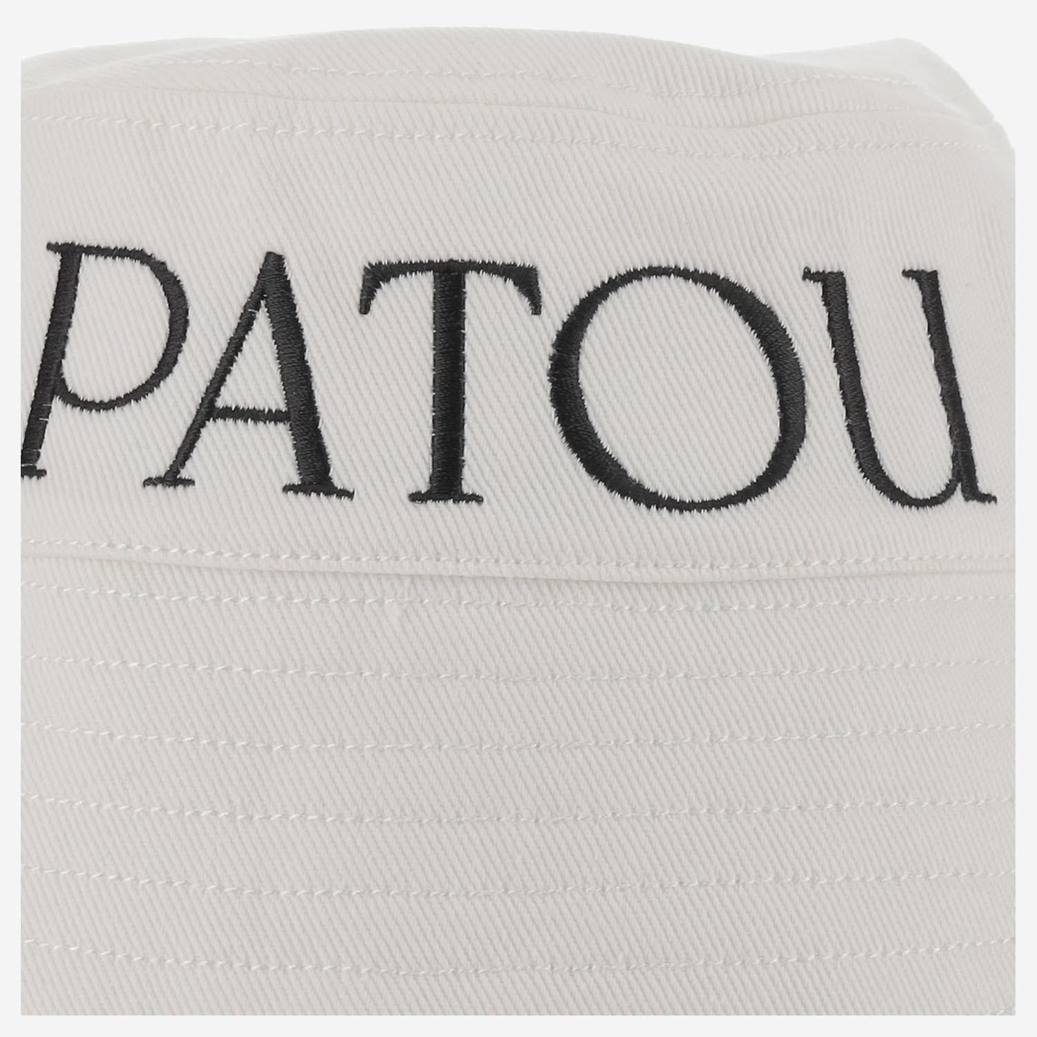 CAPPELLO BUCKET IN COTONE CON LOGO AC02701320 001W PATOU