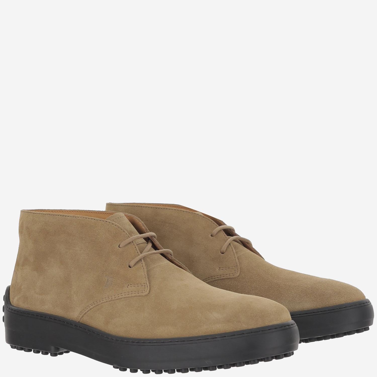 Scarpa con lacci in camoscio XXM84L00D80RE0 S415 TODS