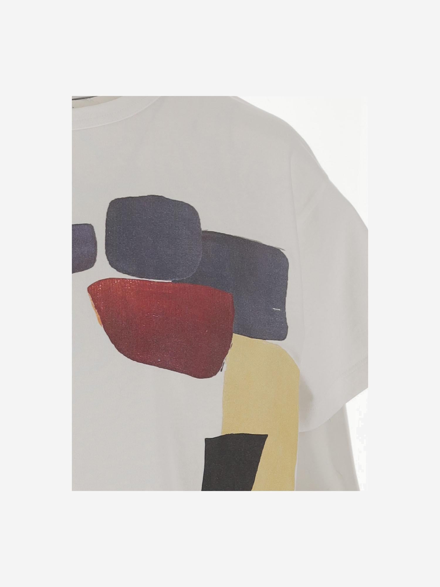 T-SHIRT IN COTONE CON STAMPA 23861971 195 KHAITE
