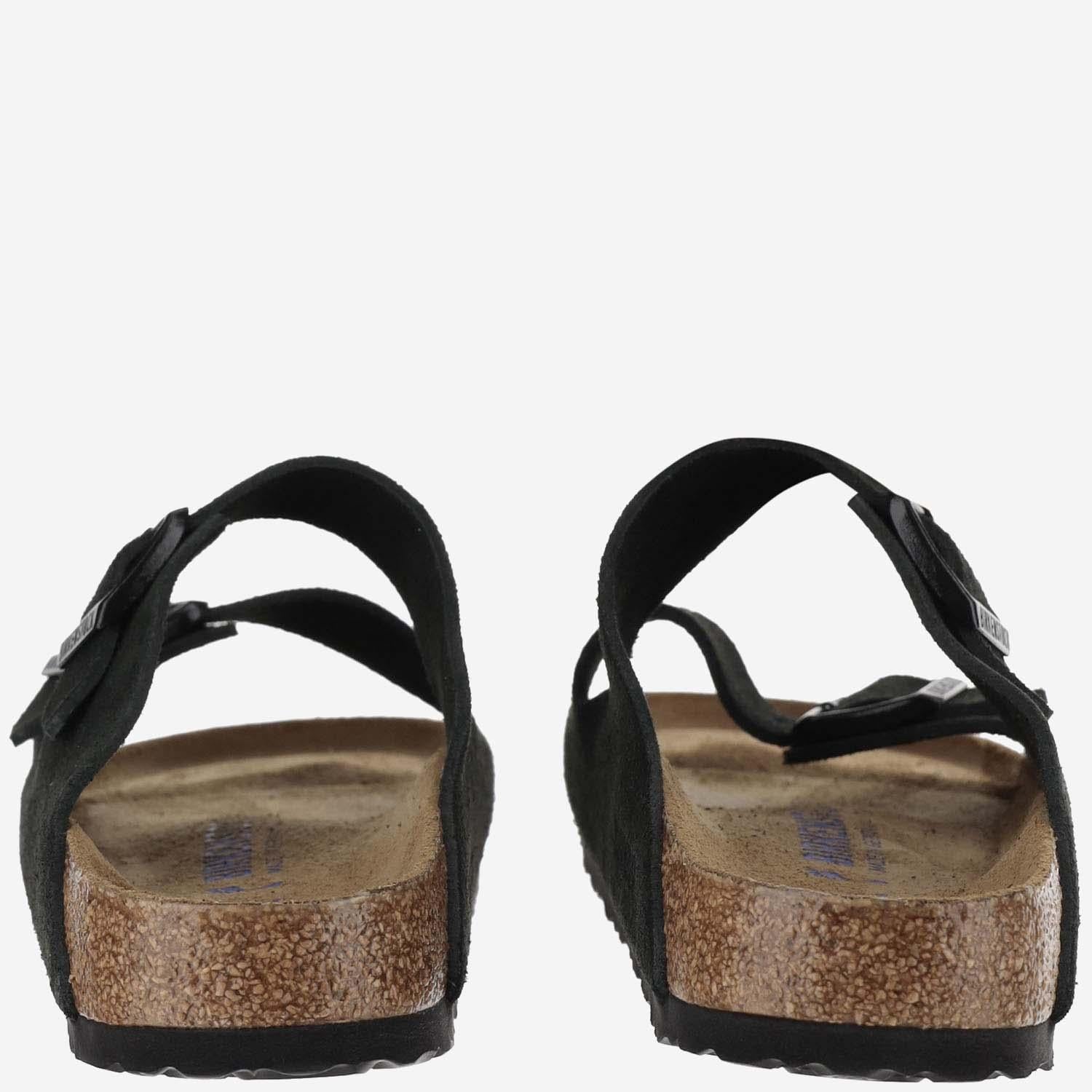 SANDALI ARIZONA IN SUEDE 951323 BLACK BIRKENSTOCK
