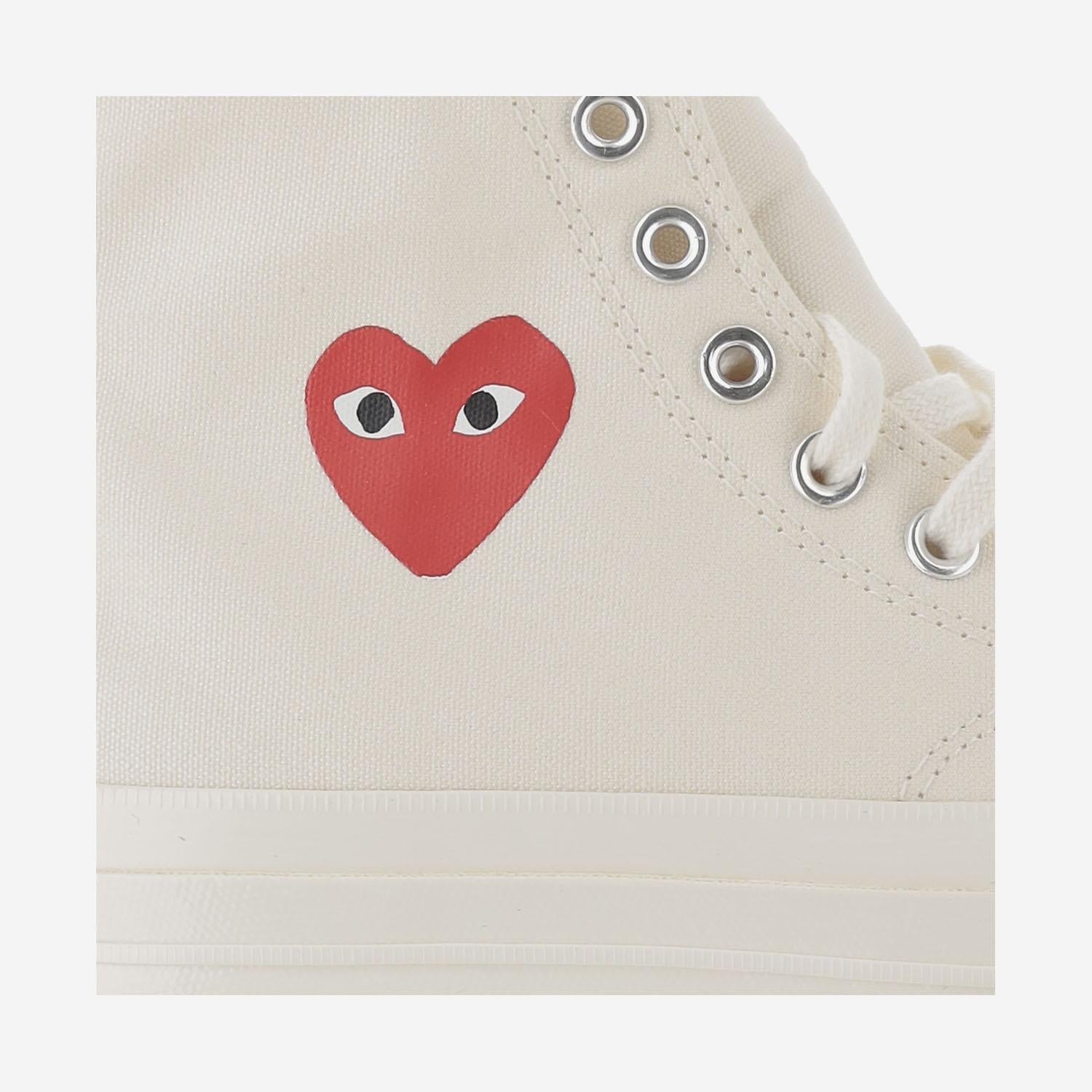 SNEAKERS COMME DES GARÇONS X CONVERSE IN TELA AZK129001 2 COMME DES GARCONS