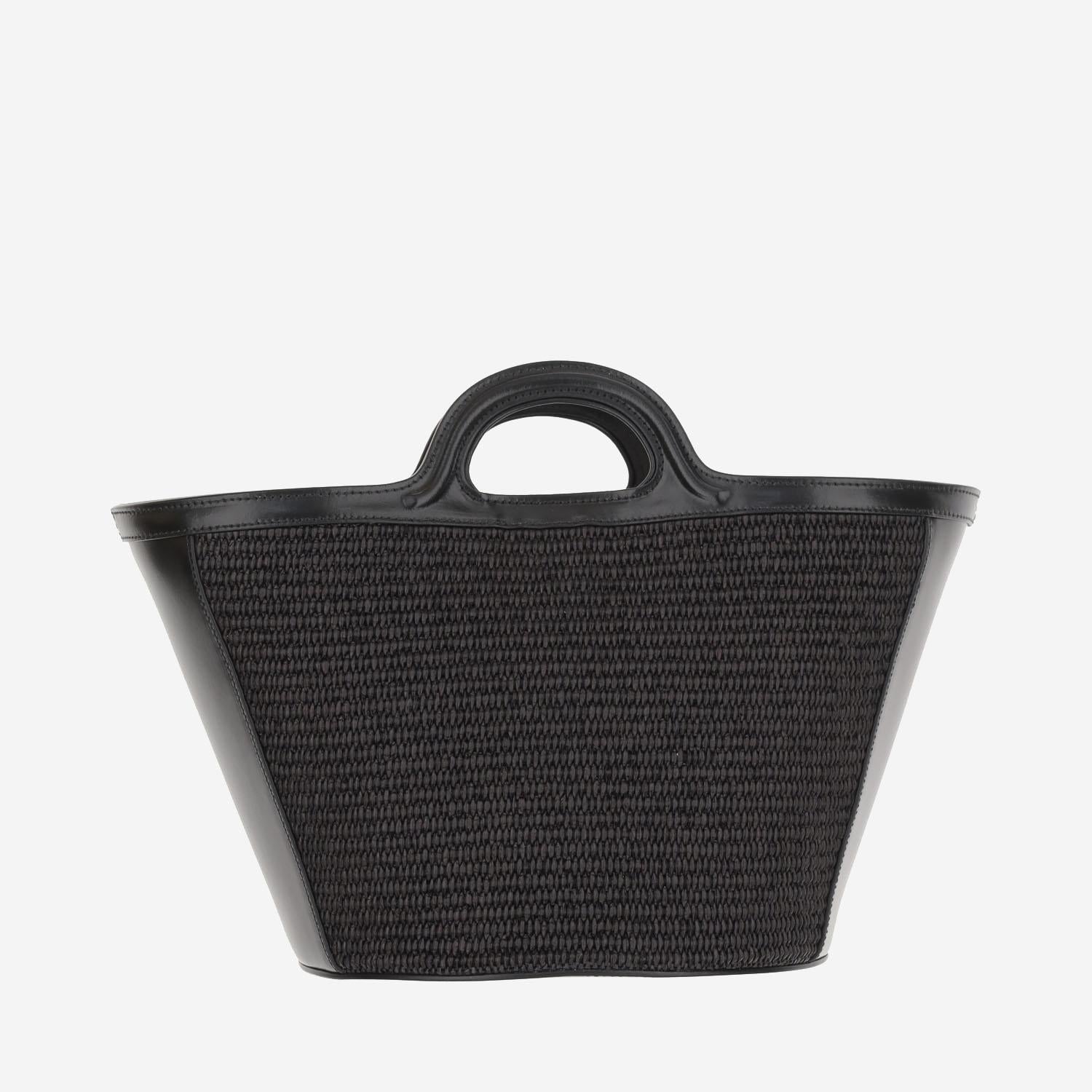 BORSA TROPICALIA PICCOLA IN PELLE E TESSUTO BMMP0068Q0 P386000N99 MARNI