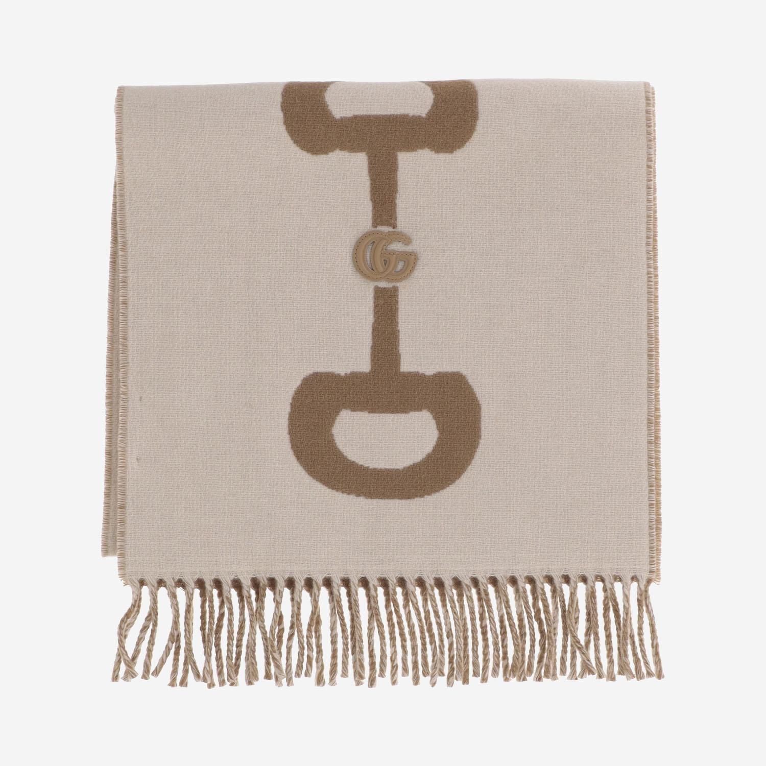 SCIARPA GG IN LANA E CASHMERE 838880 3GB029279 GUCCI