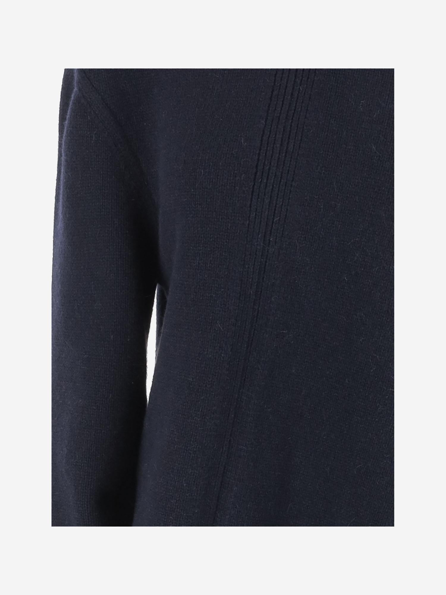 MAGLIONE ASIMMETRICO IN MISTO LANA J02GP0222 J14798402 JIL SANDER
