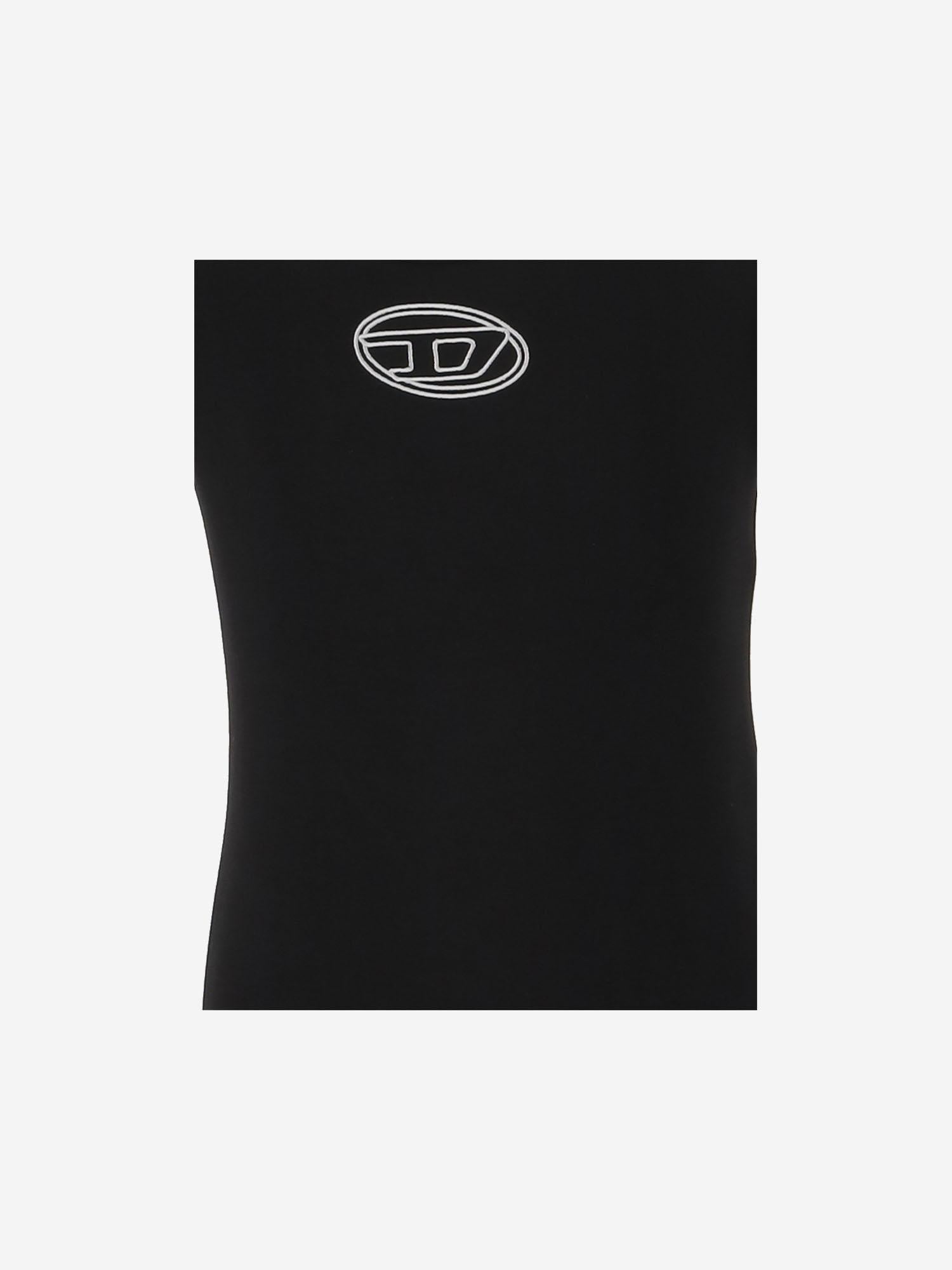 BODY BALAT IN COTONE STRETCH CON LOGO J02433 0AFAAK900 DIESEL KIDS