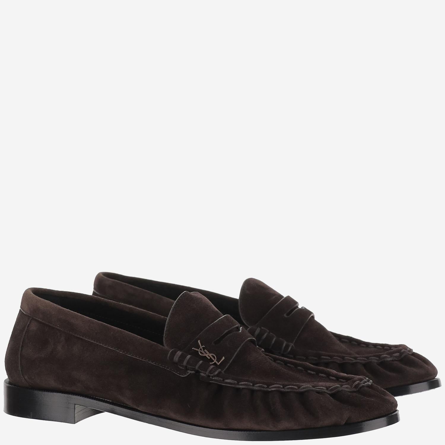 MOCASSINI LE LOAFER MORBIDI IN IN SUEDE 839471 2W5AC6023 SAINT LAURENT