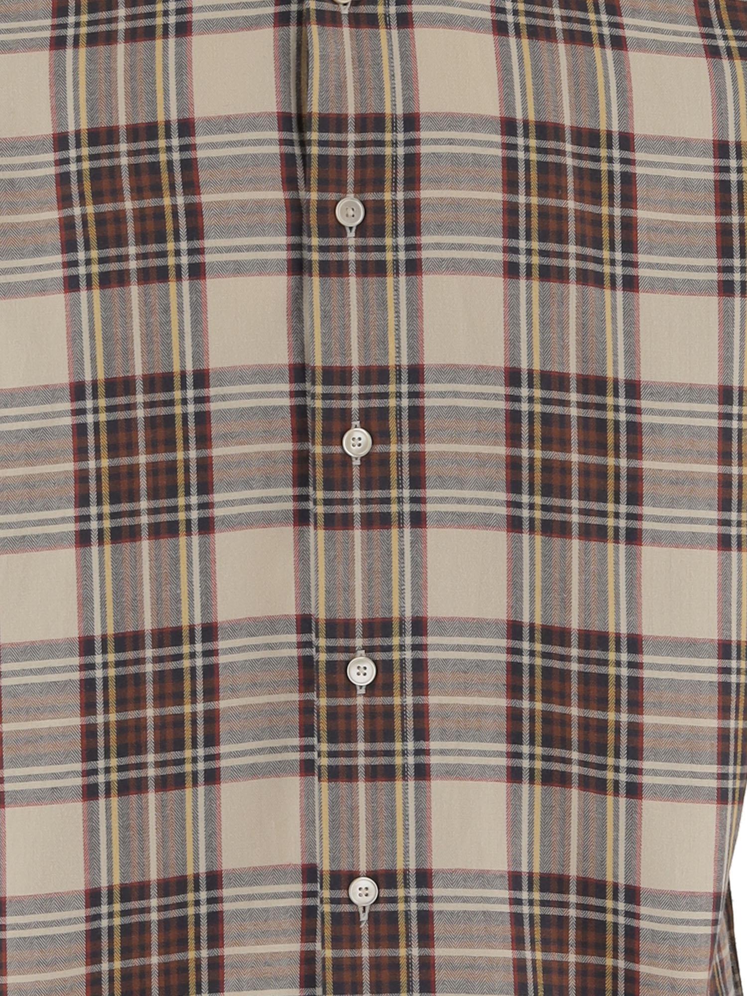 CAMICIA IN COTONE CON MOTIVO A QUADRI REGENT6 75Q4920 GHERARDI