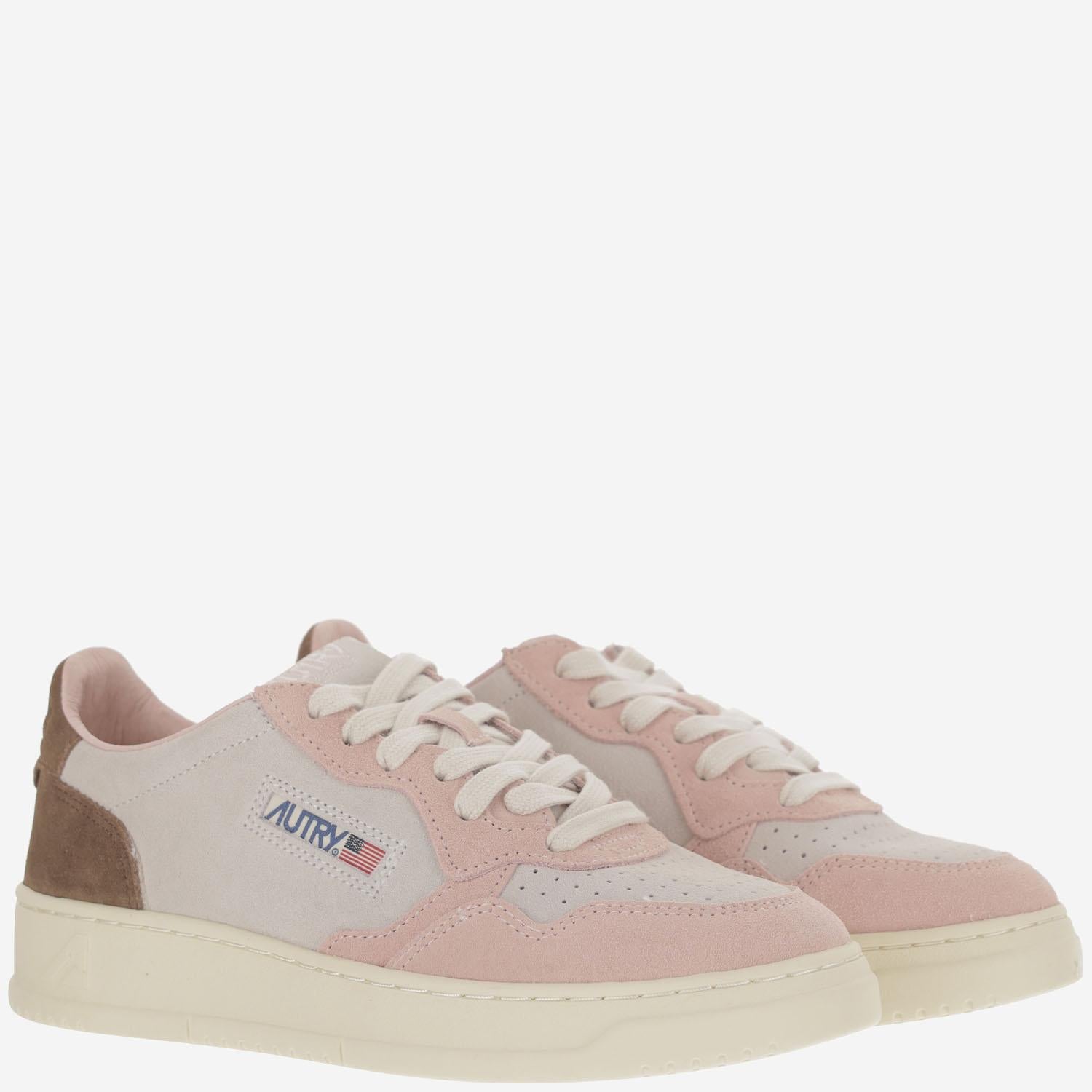 SNEAKERS LOW MEDALIST AULWTS04 TRICSUEDEPWDEBONY AUTRY