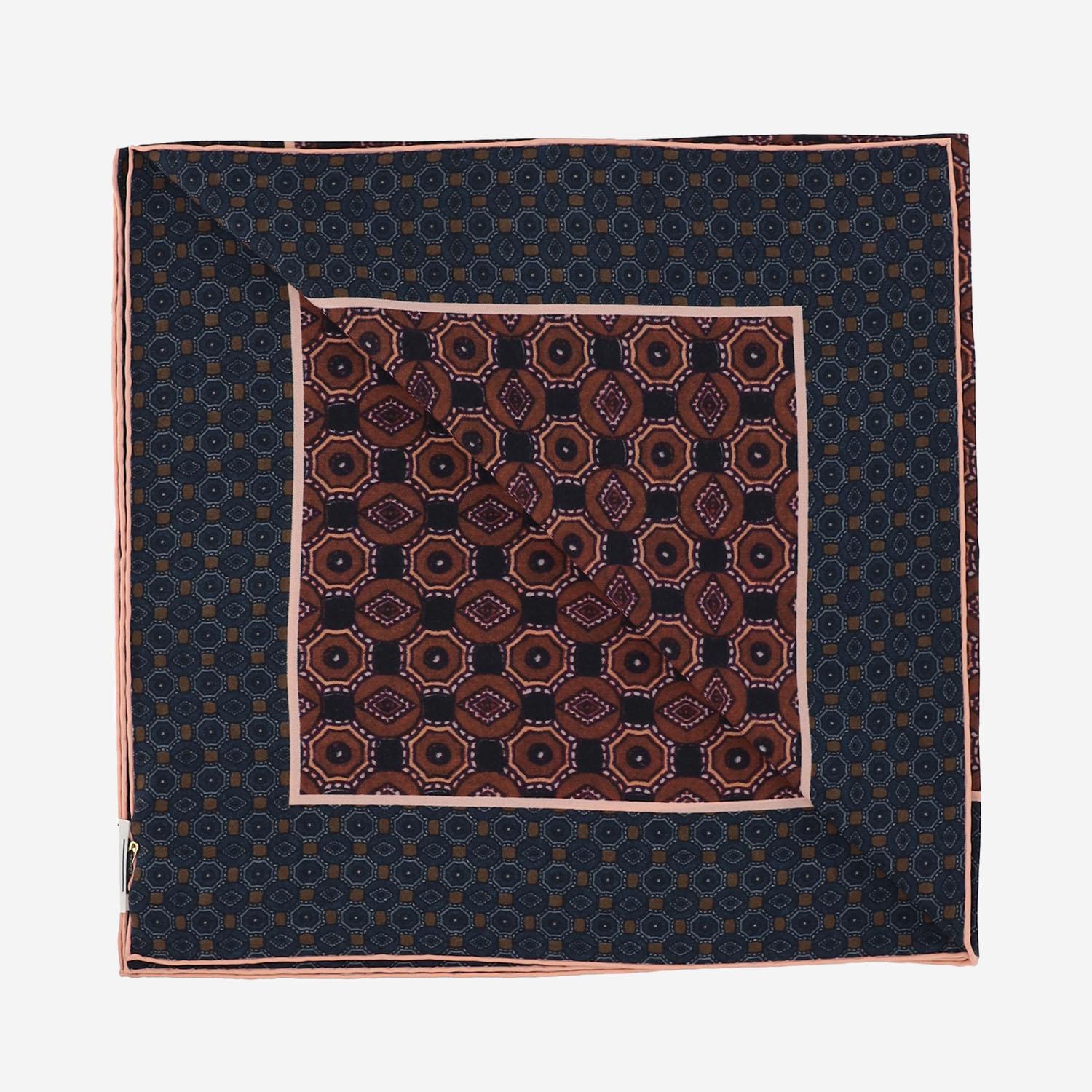 FOULARD IN SETA CON MOTIVO GEOMETRICO 011300 2210701 DRIES VAN NOTEN