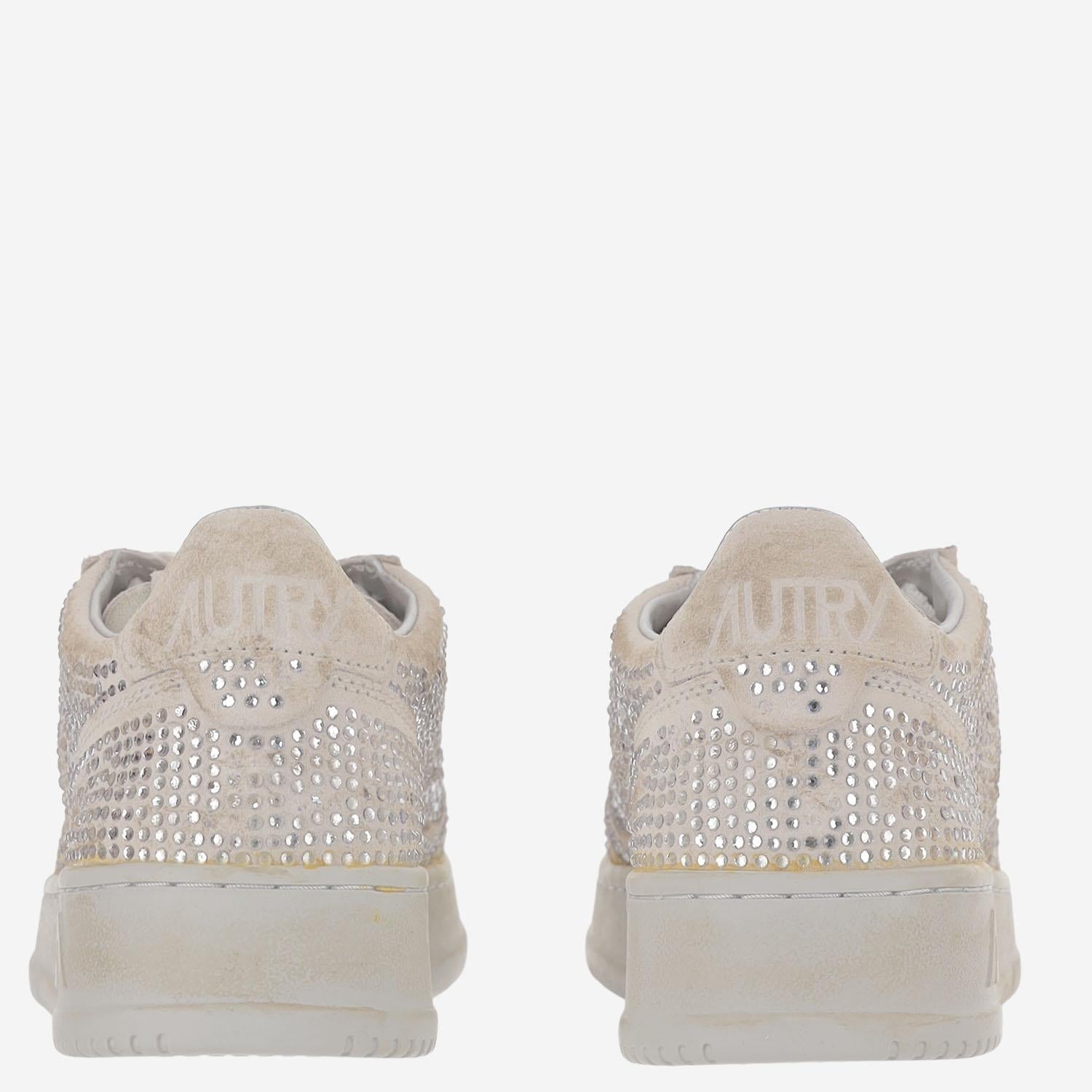 SNEAKERS MEDALIST LOW 'CRYSTAL' AULWNA01 WHITE AUTRY