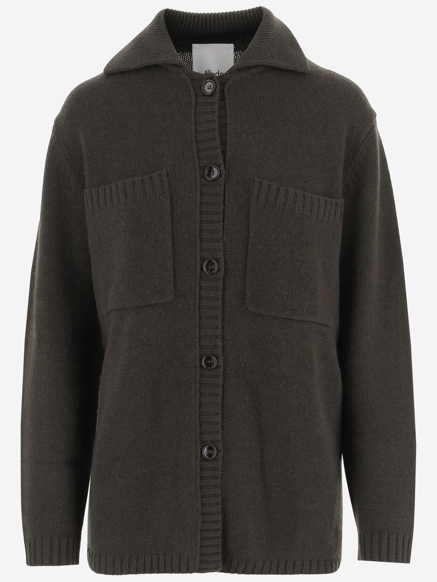CARDIGAN IN LANA E CASHMERE 25517101 38 ALLUDE