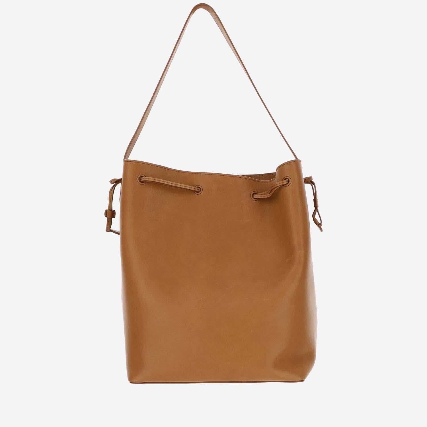 Borsa a spalla Belvedere in pelle W1664L72 BRG THE ROW