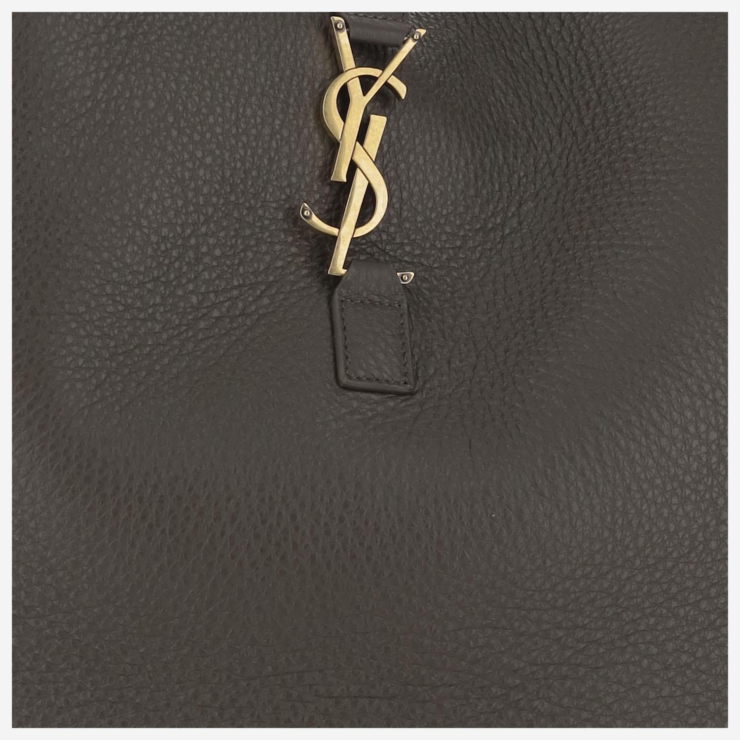 BORSA LE 5 À 7 BEA IN MORBIDA PELLE DI DAINO 763435 AADUU3212 SAINT LAURENT
