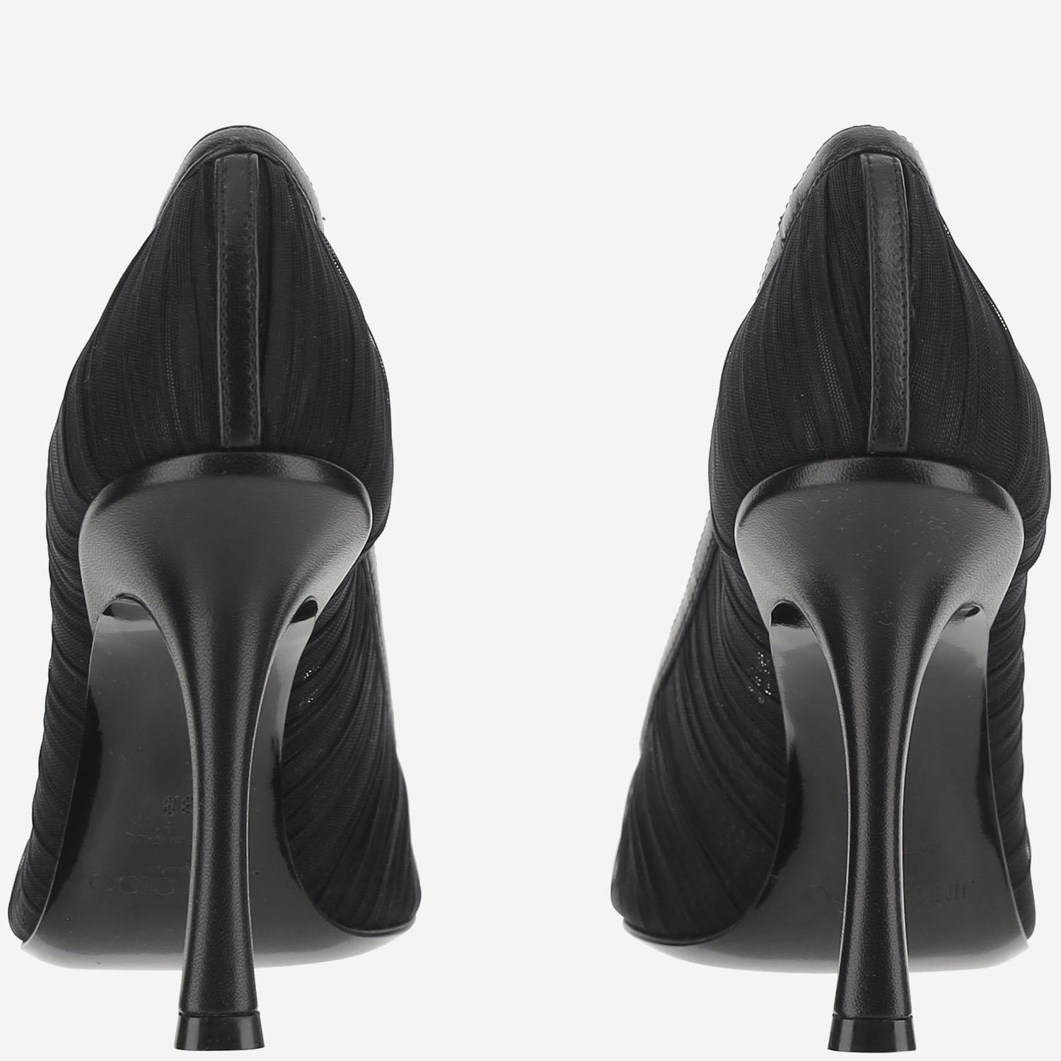 JIMMY CHOO LOTTA100IVWBLACK/BLACK