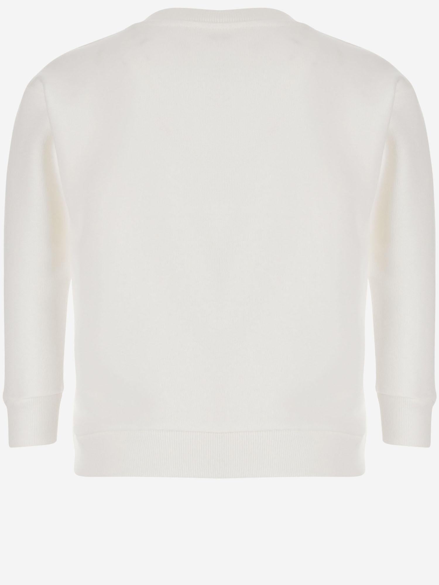 Felpa in cotone con stampa 792071 XJHFE9214 GUCCI KIDS