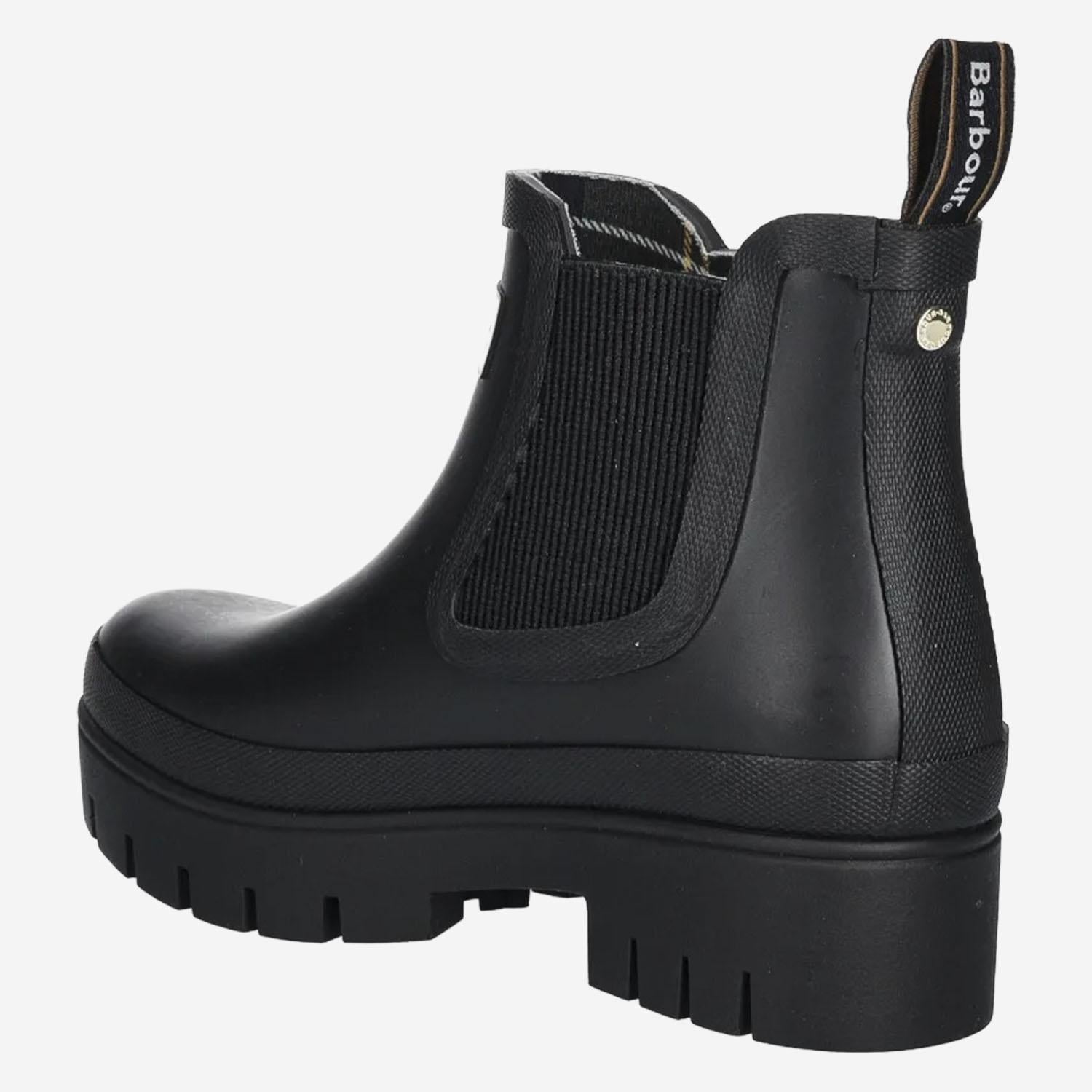 STIVALETTI HALTON IN GOMMA LRF0100 BK11 BARBOUR