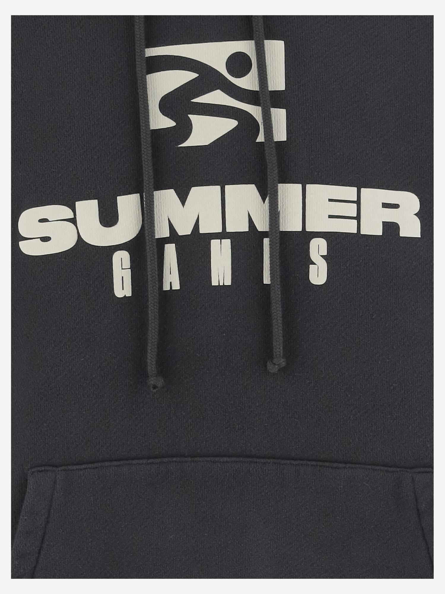 FELPA IN COTONE CON CAPPUCCIO SG2420102 JETBLACK SUMMER GAMES