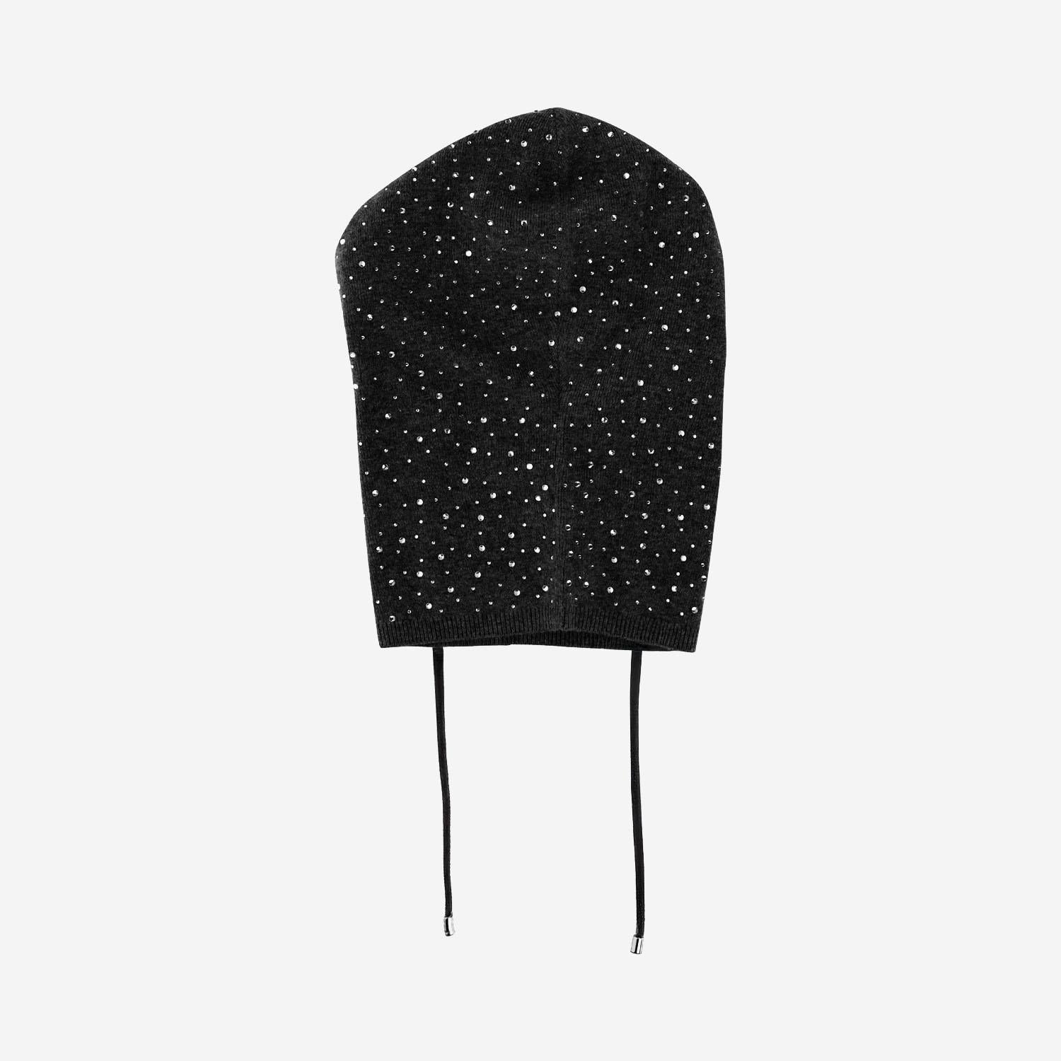 Balaclava in lana con cristalli 106005 A2YYZ99 PINKO