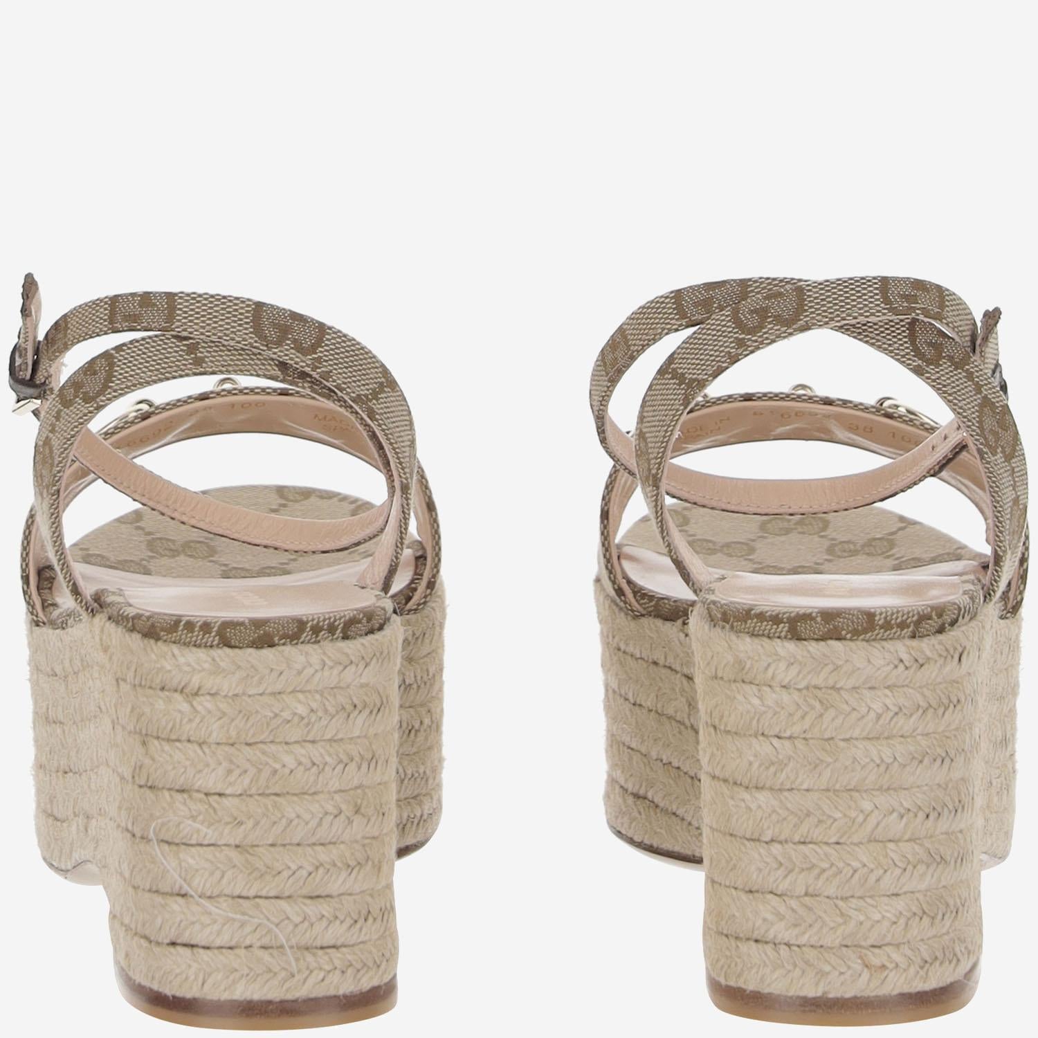 SANDALO ZEPPA CON MORSETTO 816692 H63209744 GUCCI