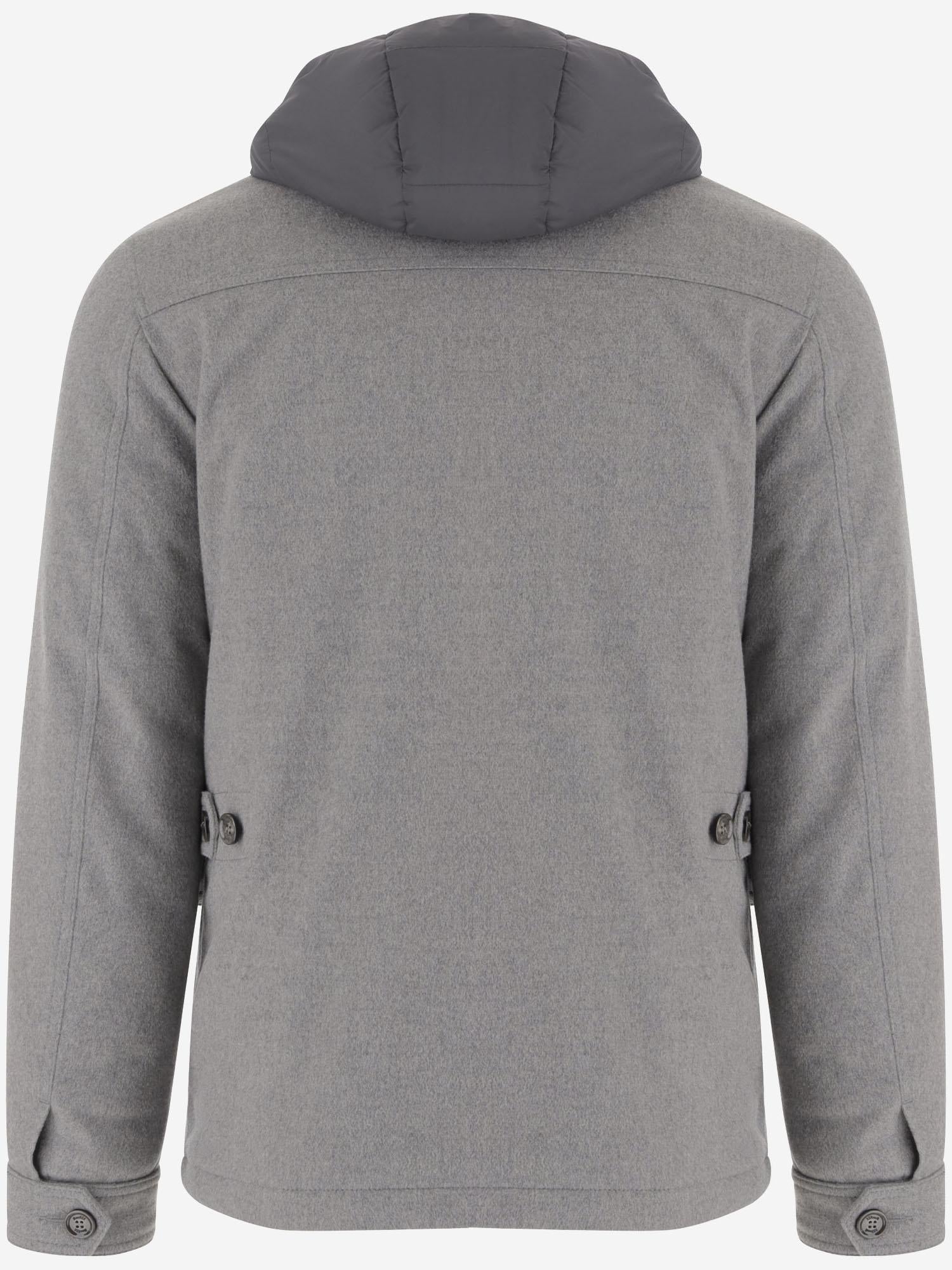 GIUBBOTTO IN MISTO LANA E CASHMERE MOUGI101197 U0051 MOORER