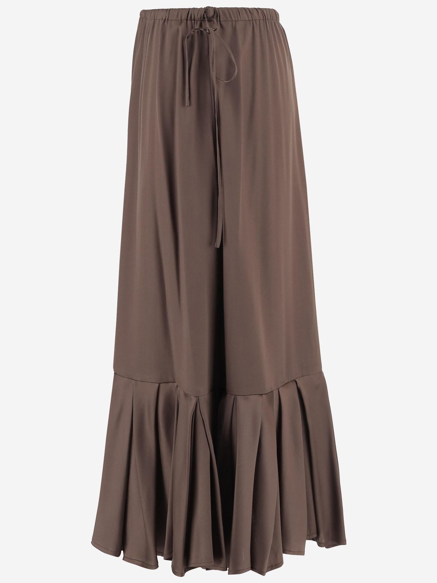 Gonna lunga in seta stretch 010861 2032703 DRIES VAN NOTEN