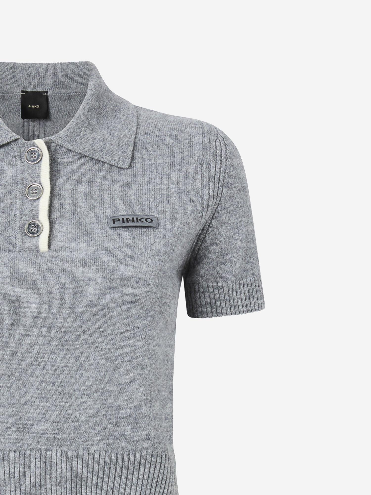 POLO IN LANA E CASHMERE 105450 A2Q9II2 PINKO