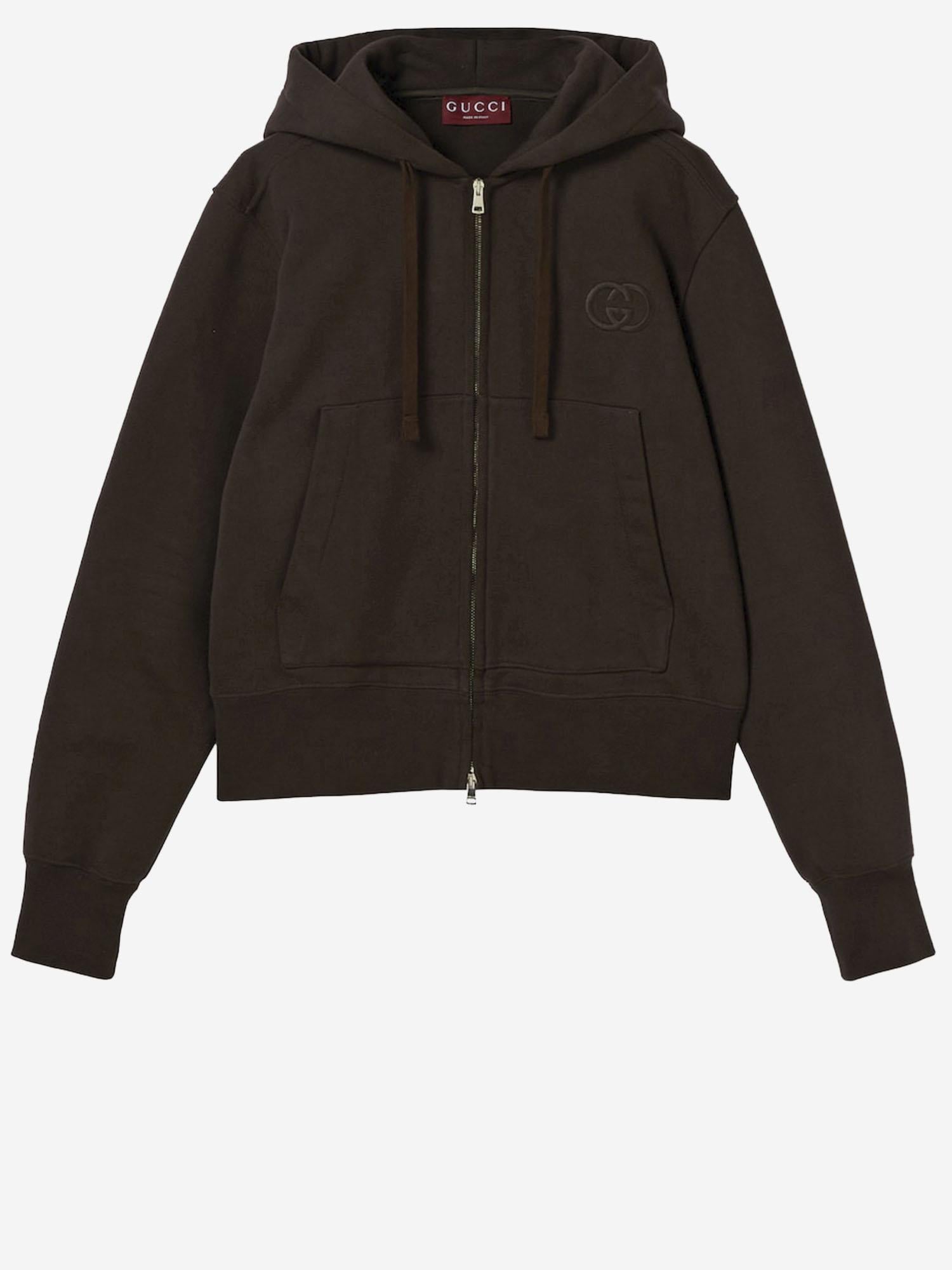 FELPA IN COTONE CON ZIP 841746 XJHKH2093 GUCCI