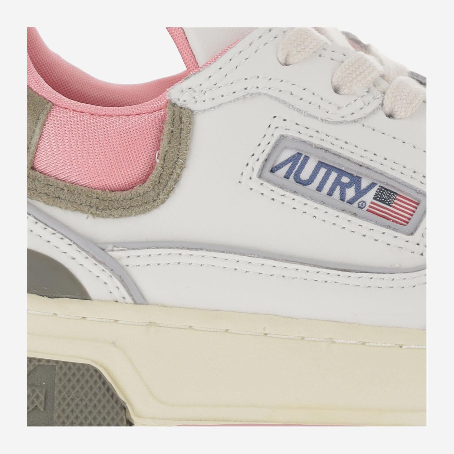 SNEAKERS CLC LOW IN SUEDE E MESH ROLWMC03 MULTISUECOLWHTGERANIUM AUTRY