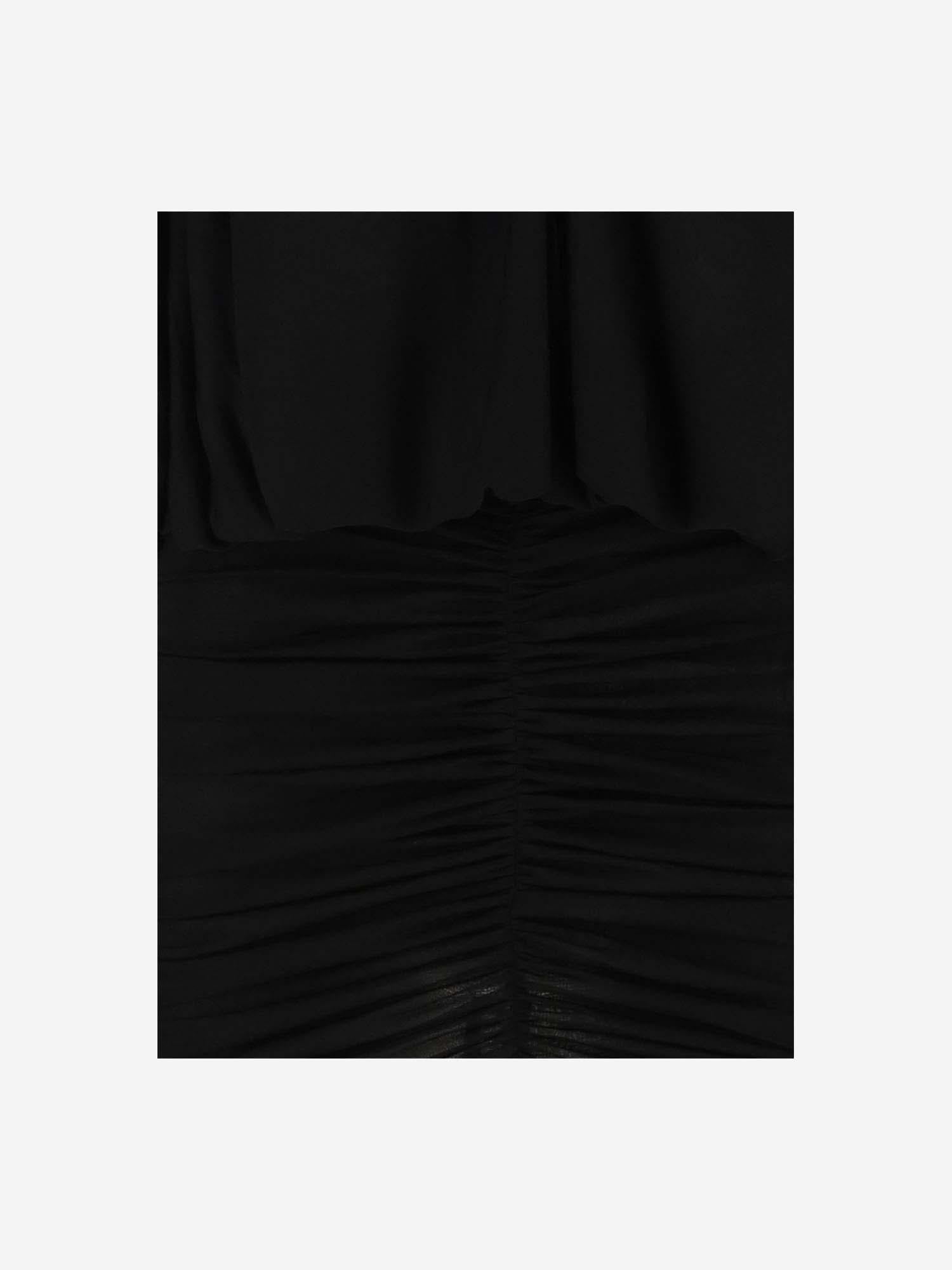 ABITO DRAPPEGGIATO IN VISCOSA 777910 Y5G291000 SAINT LAURENT