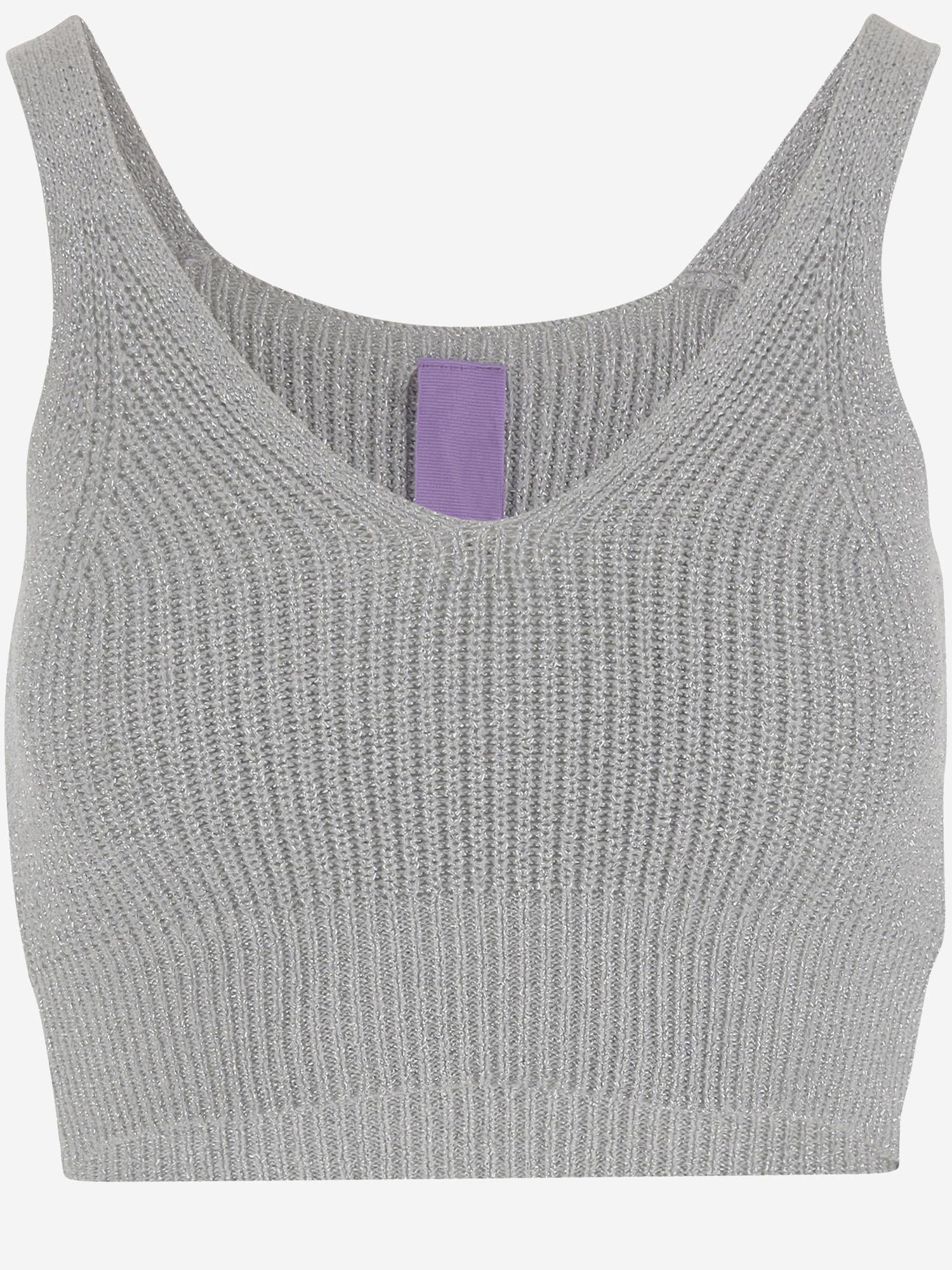 TOP IN MISTO VISCOSA 064 ARGENTO COLOUR MARKET