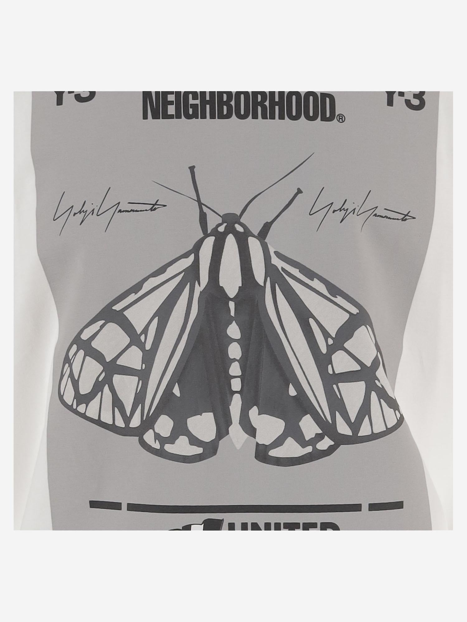 T-SHIRT ADIDAS Y-3 X NEIGHBORHOOD X DAINESE IN COTONE JX7437 WHITE ADIDAS Y3 X NBDH X DAINESE