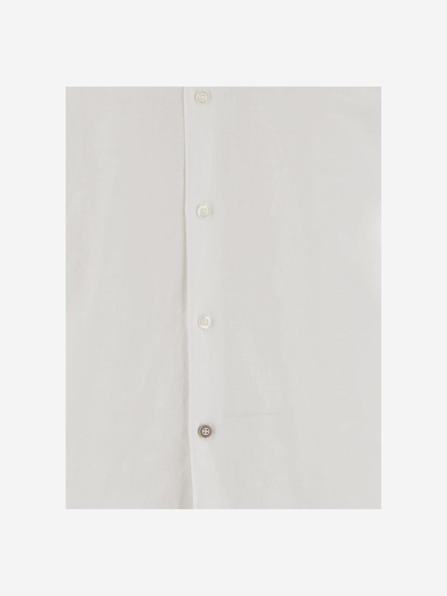 Camicia in misto lino 50539531 100 HUGO BOSS