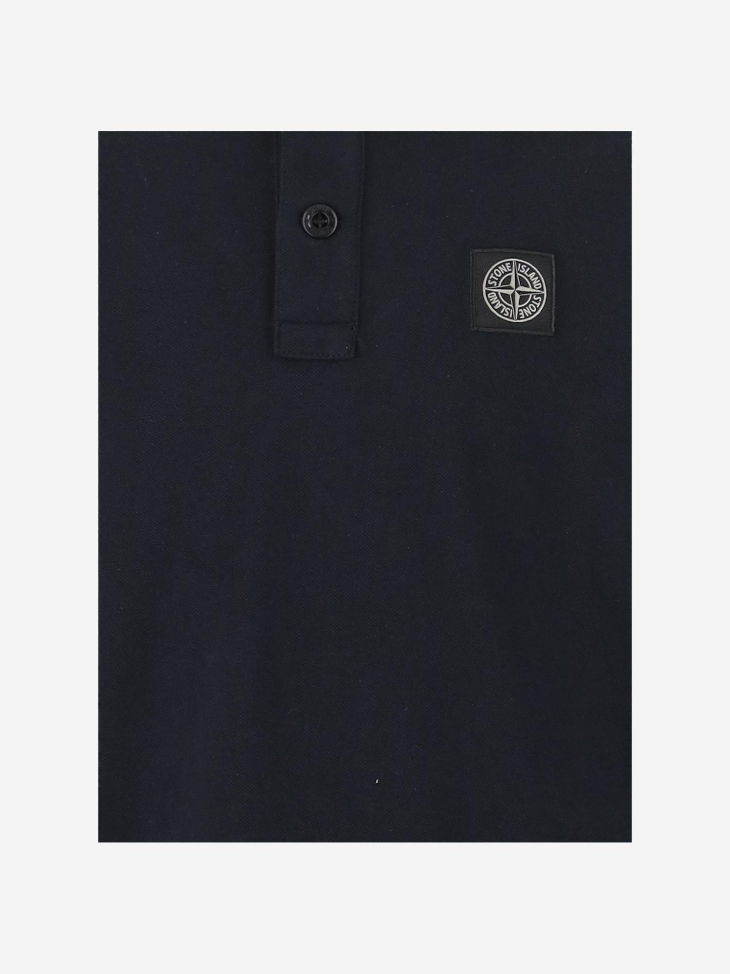 POLO IN COTONE CON LOGO 2200002 S0018V0020 STONE ISLAND KIDS
