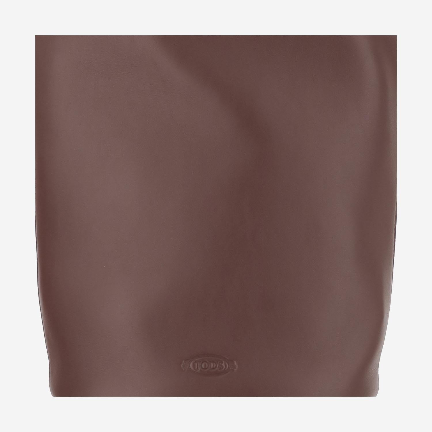 BORSA A SECCHIELLO IN PELLE PICCOLO XBWCRNK0200 UCTS202 TODS