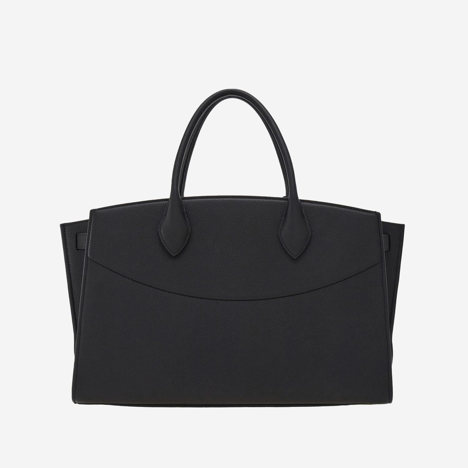 Borsa a mano in pelle martellata 21A110 001NERO SALVATORE FERRAGAMO