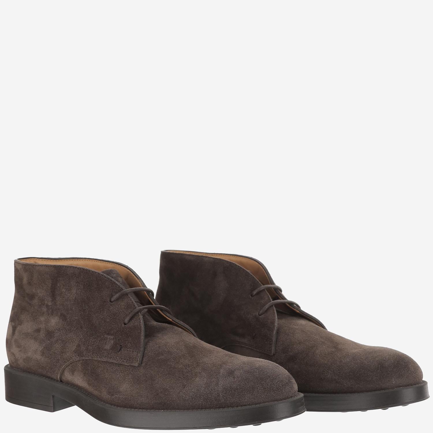 STIVALETTI IN PELLE SCAMOSCIATA XXM75L00D80RE0 S800 TODS