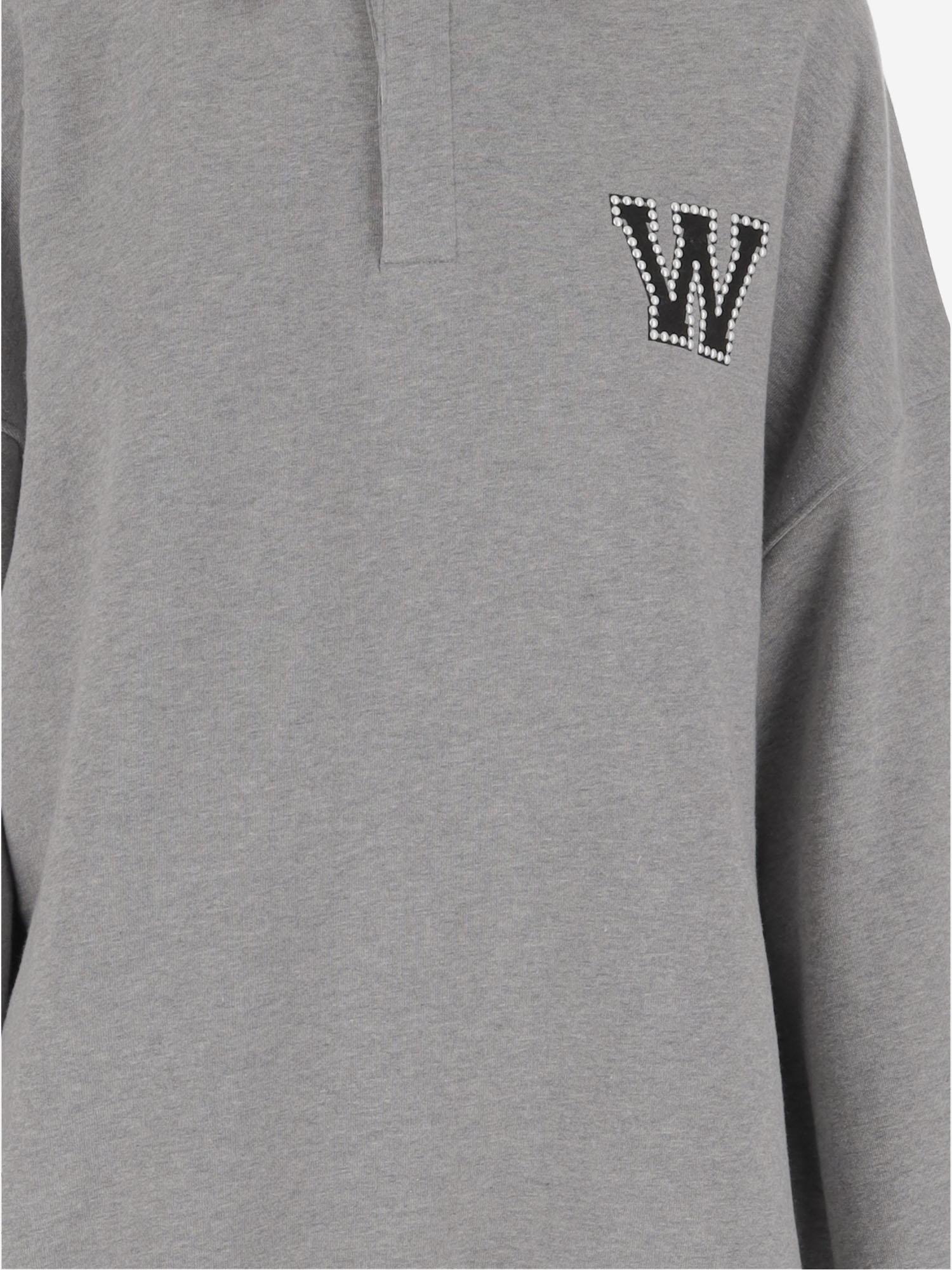FELPA IN COTONE CON LOGO WDTS324739U MG WE11 DONE
