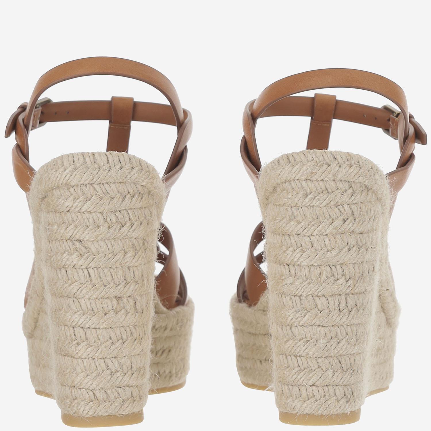 ESPADRILLAS CON ZEPPA TRIBUTE 611924 BDA002206 SAINT LAURENT