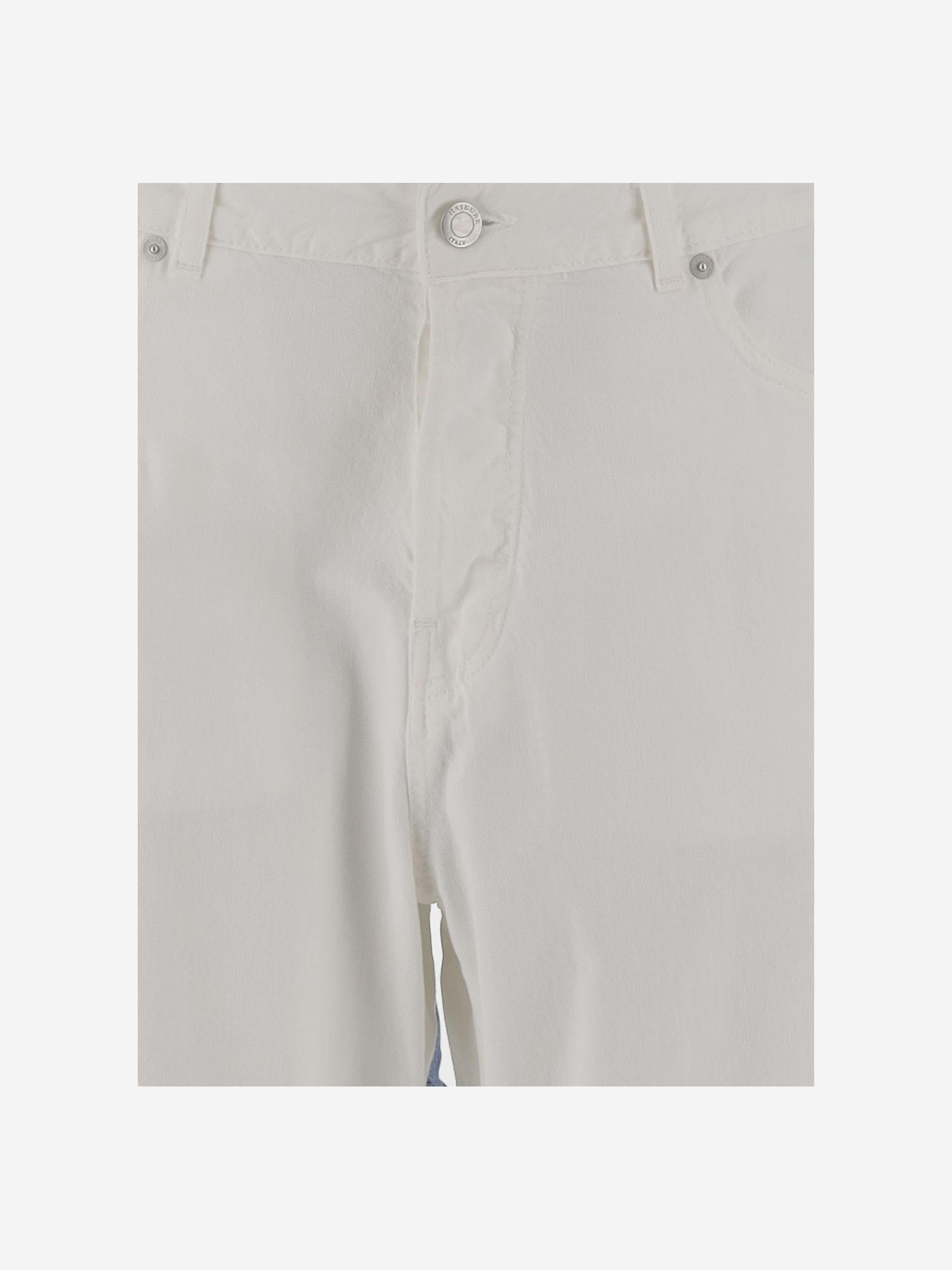 JEANS IN COTONE E LINO HEW03297GF146PX T0001 HAIKURE